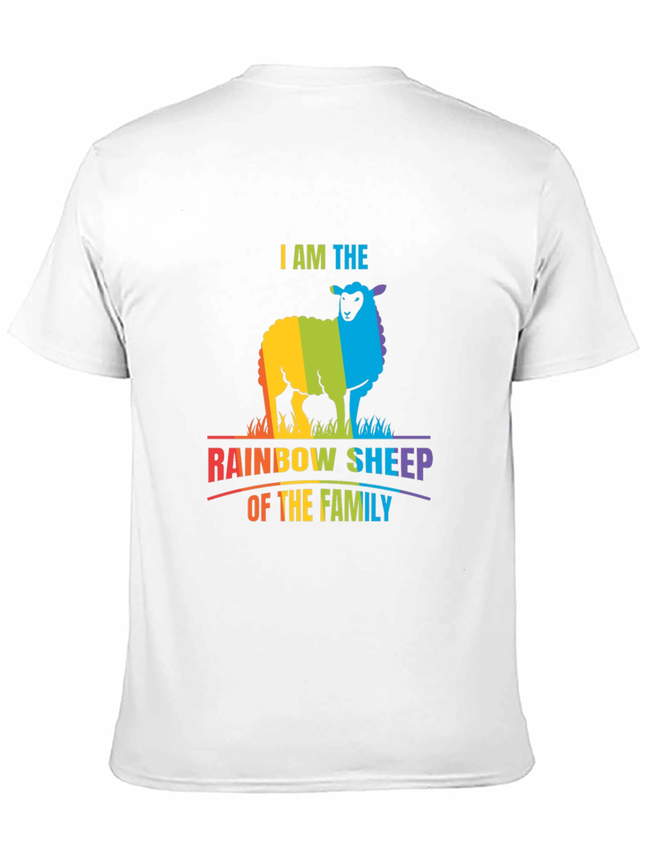 Rainbow Sheep T-Shirt - I Am The Rainbow Sheep