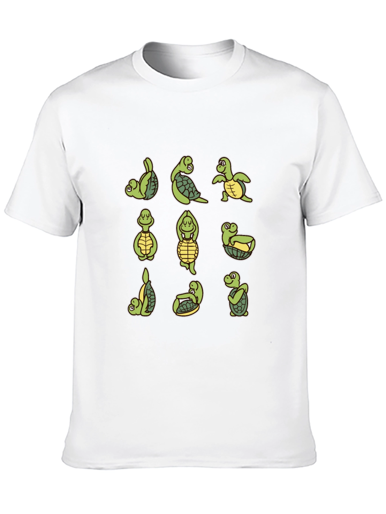 Yoga Turtle T-Shirt - Mens Black Tee