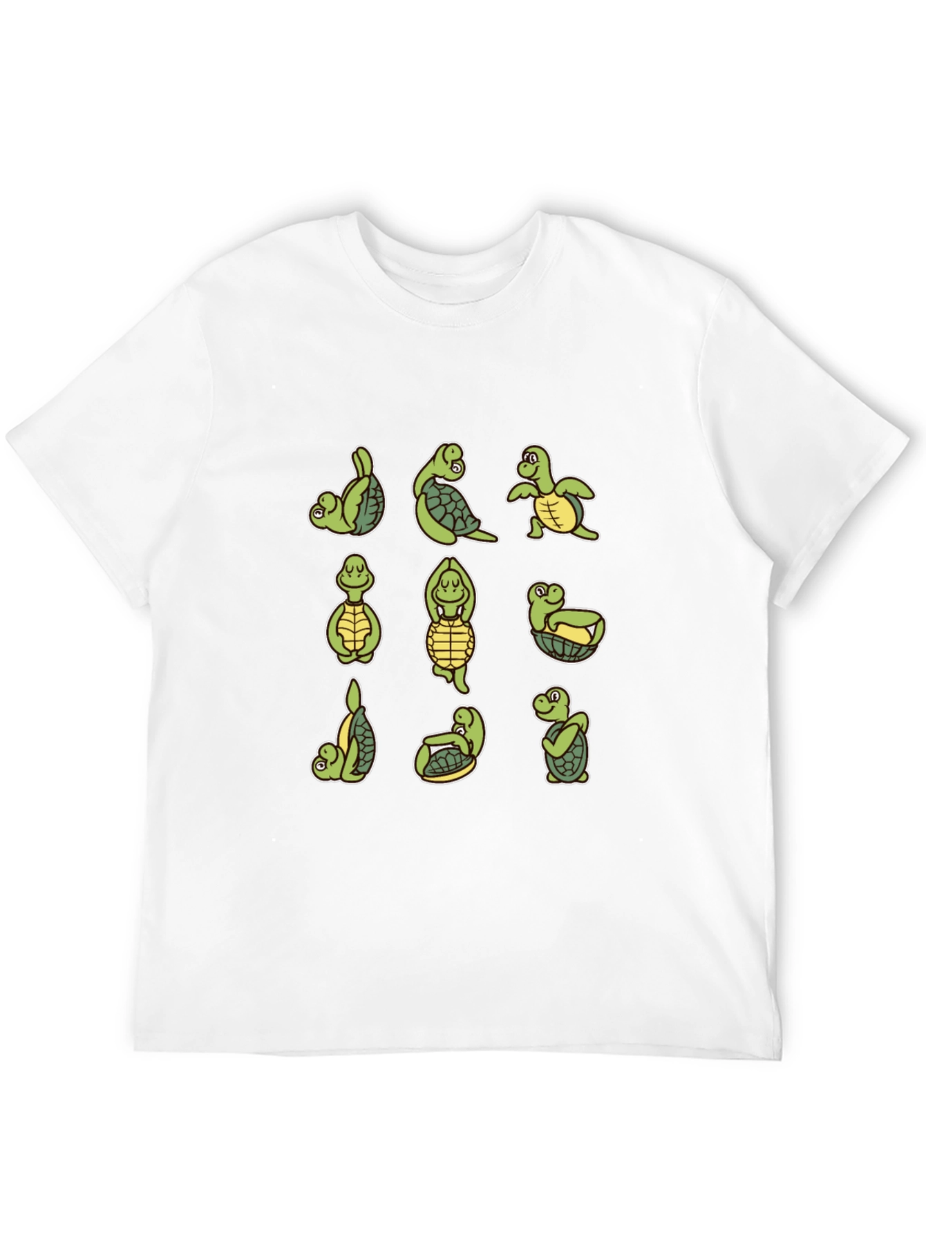 Yoga Turtle T-Shirt - Mens Black Tee