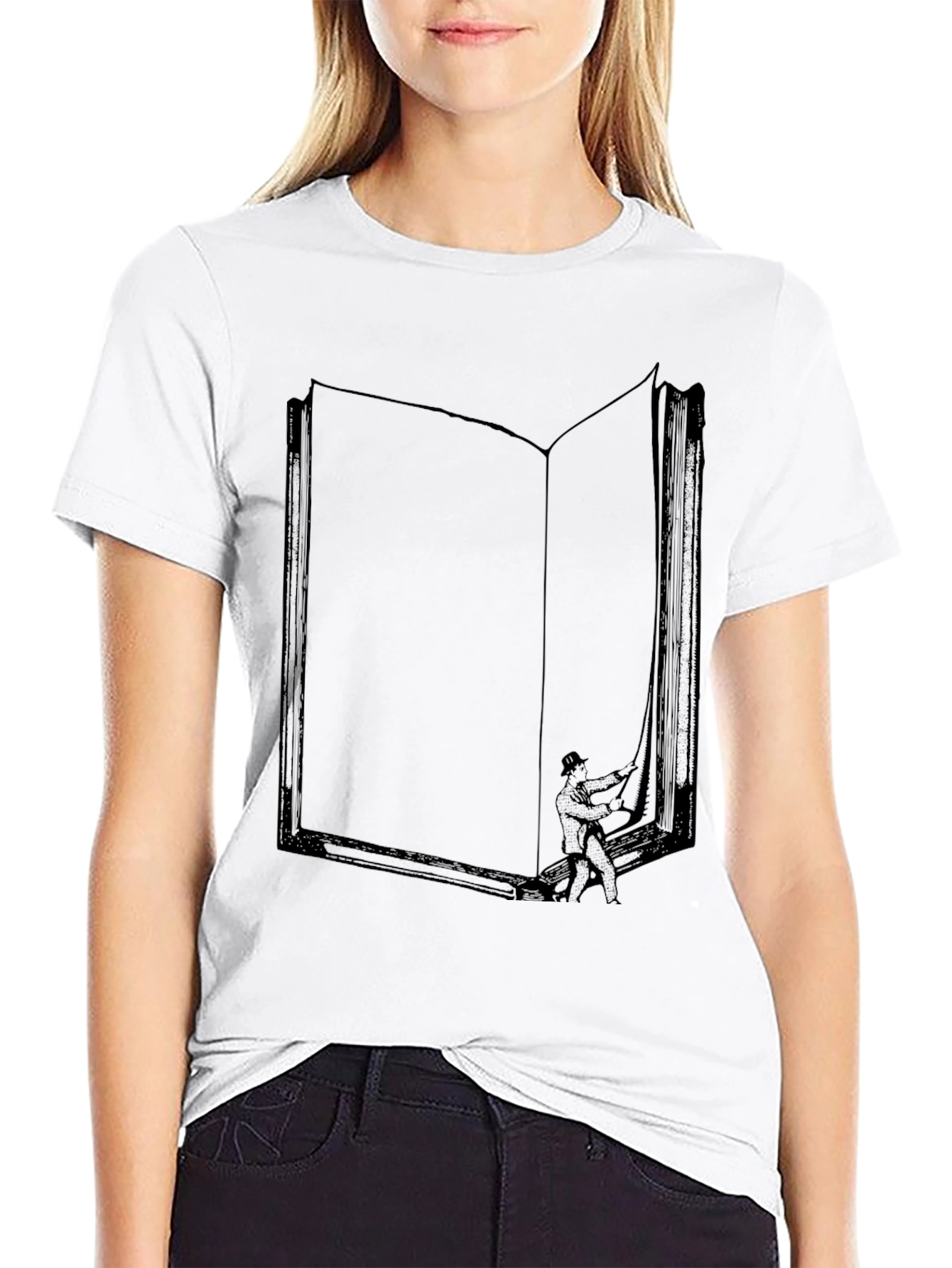 Book Portal Graphic Tee - Unisex Black T-Shirt