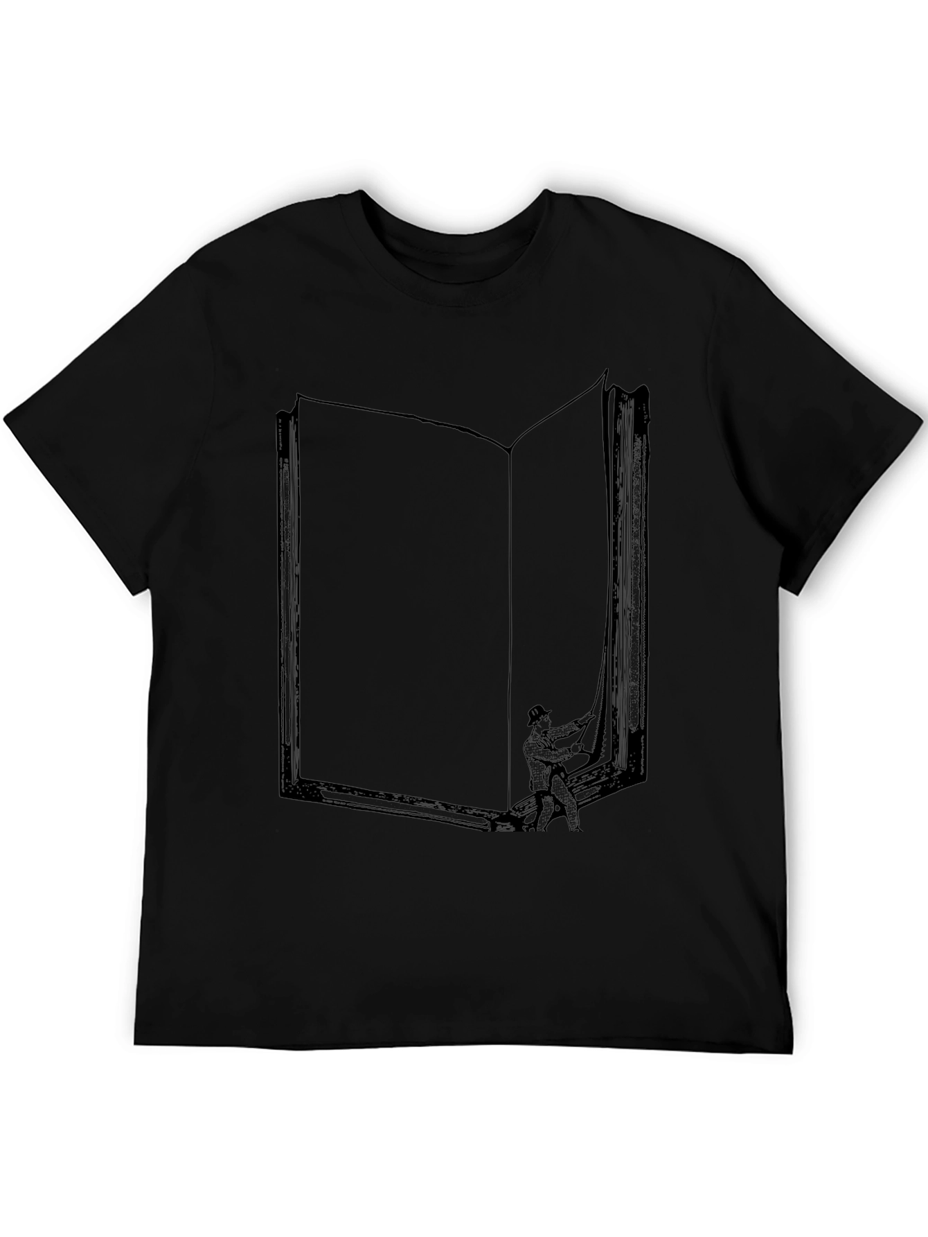 Book Portal Graphic Tee - Unisex Black T-Shirt