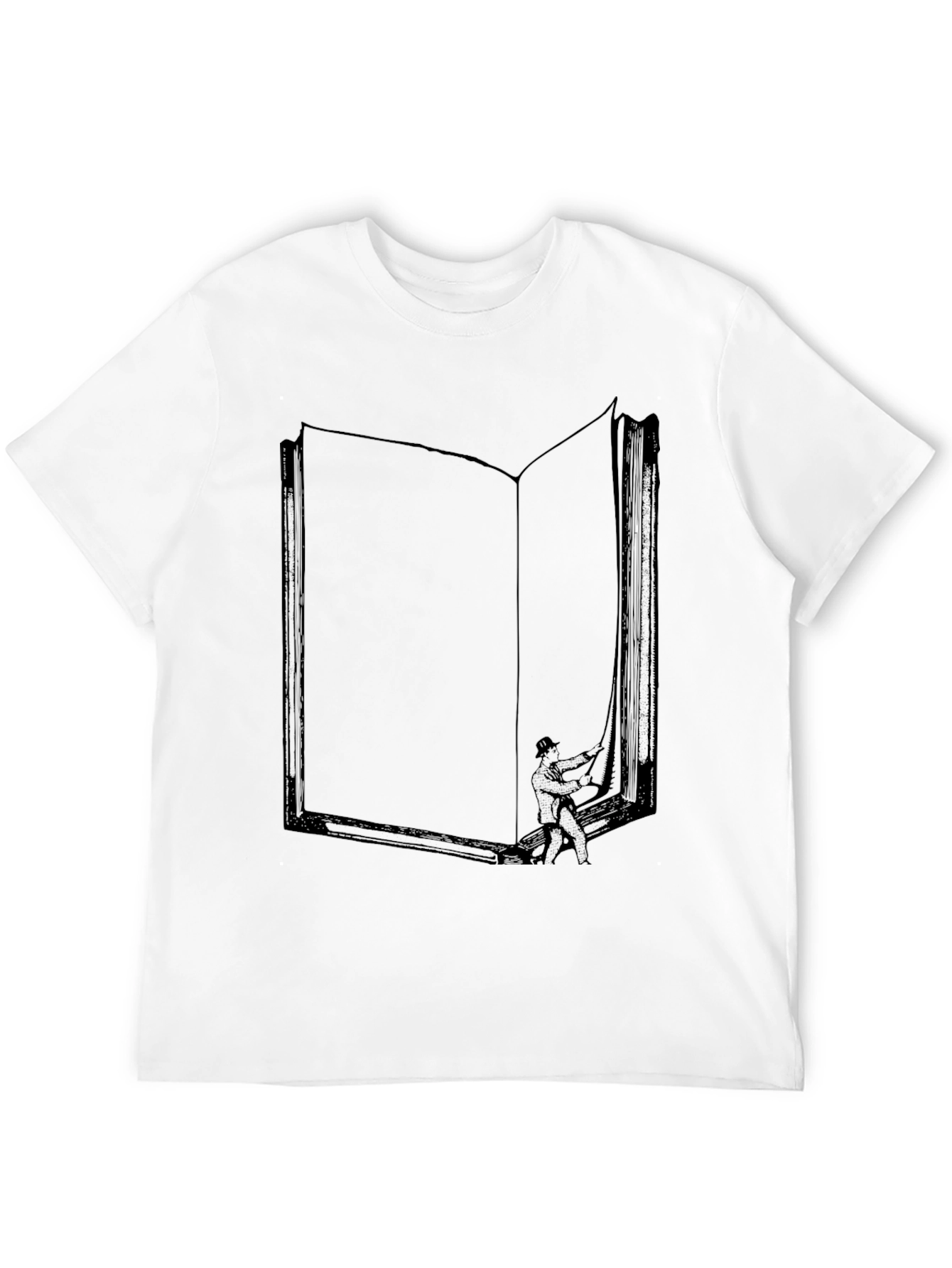 Book Portal Graphic Tee - Unisex Black T-Shirt