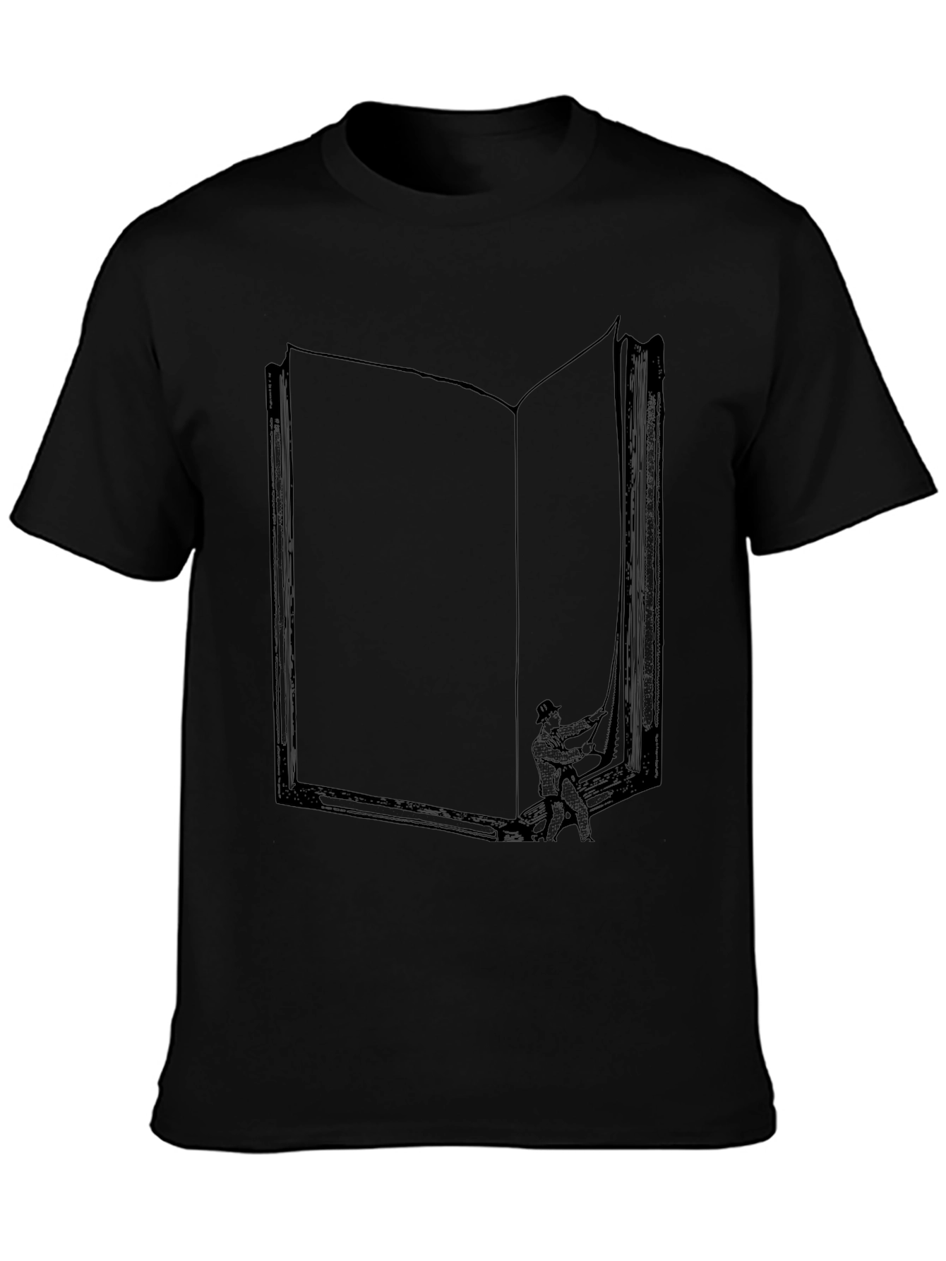 Book Portal Graphic Tee - Unisex Black T-Shirt
