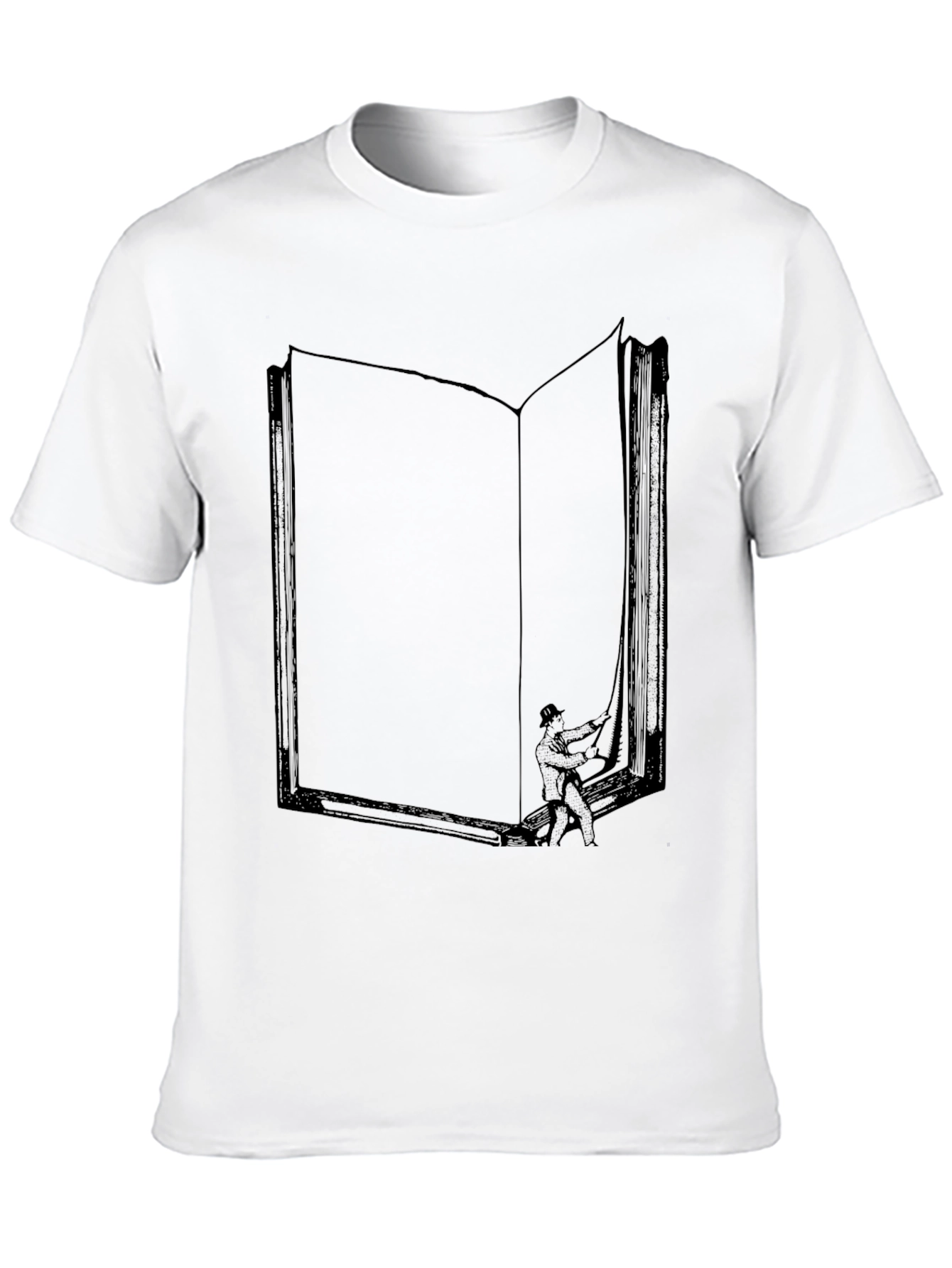 Book Portal Graphic Tee - Unisex Black T-Shirt