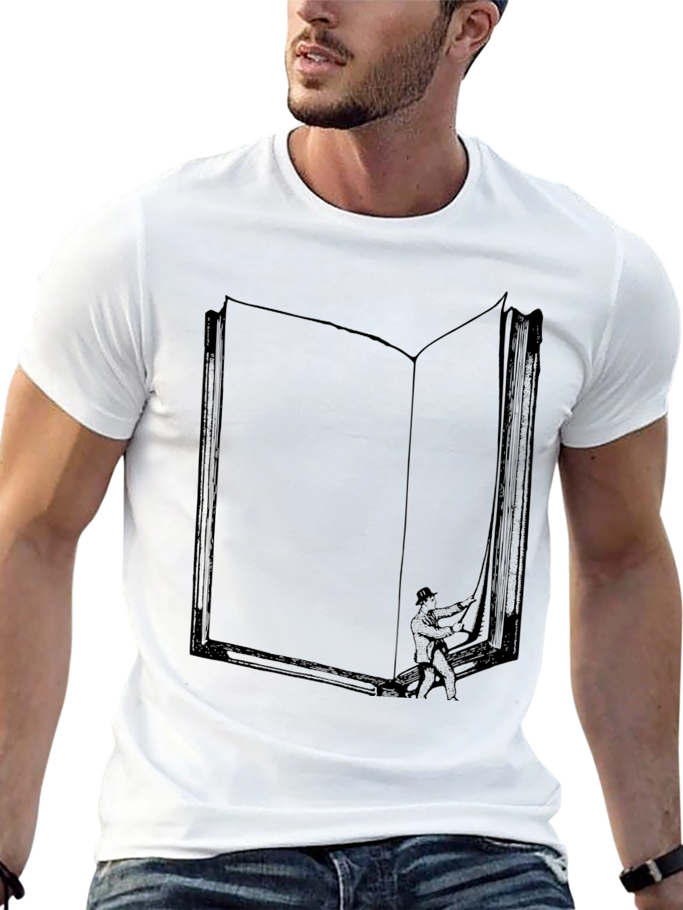 Book Portal Graphic Tee - Unisex Black T-Shirt