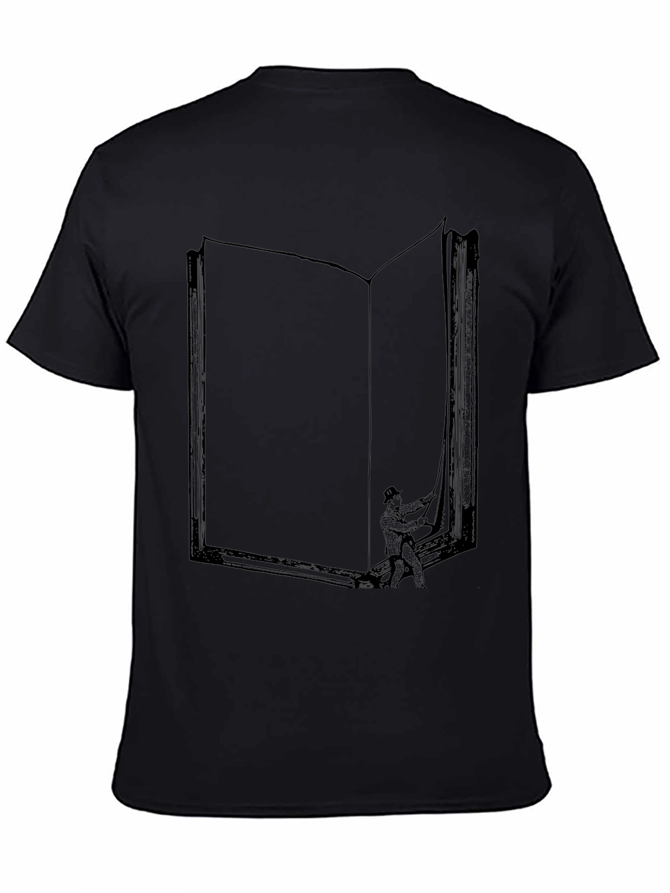 Book Portal Graphic Tee - Unisex Black T-Shirt