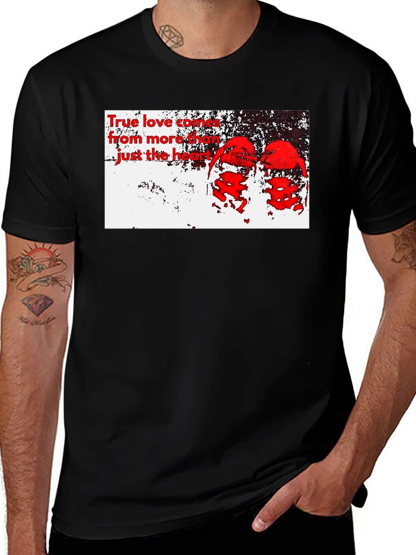 True Love Heart T-Shirt - Unique Valentines Day Gift