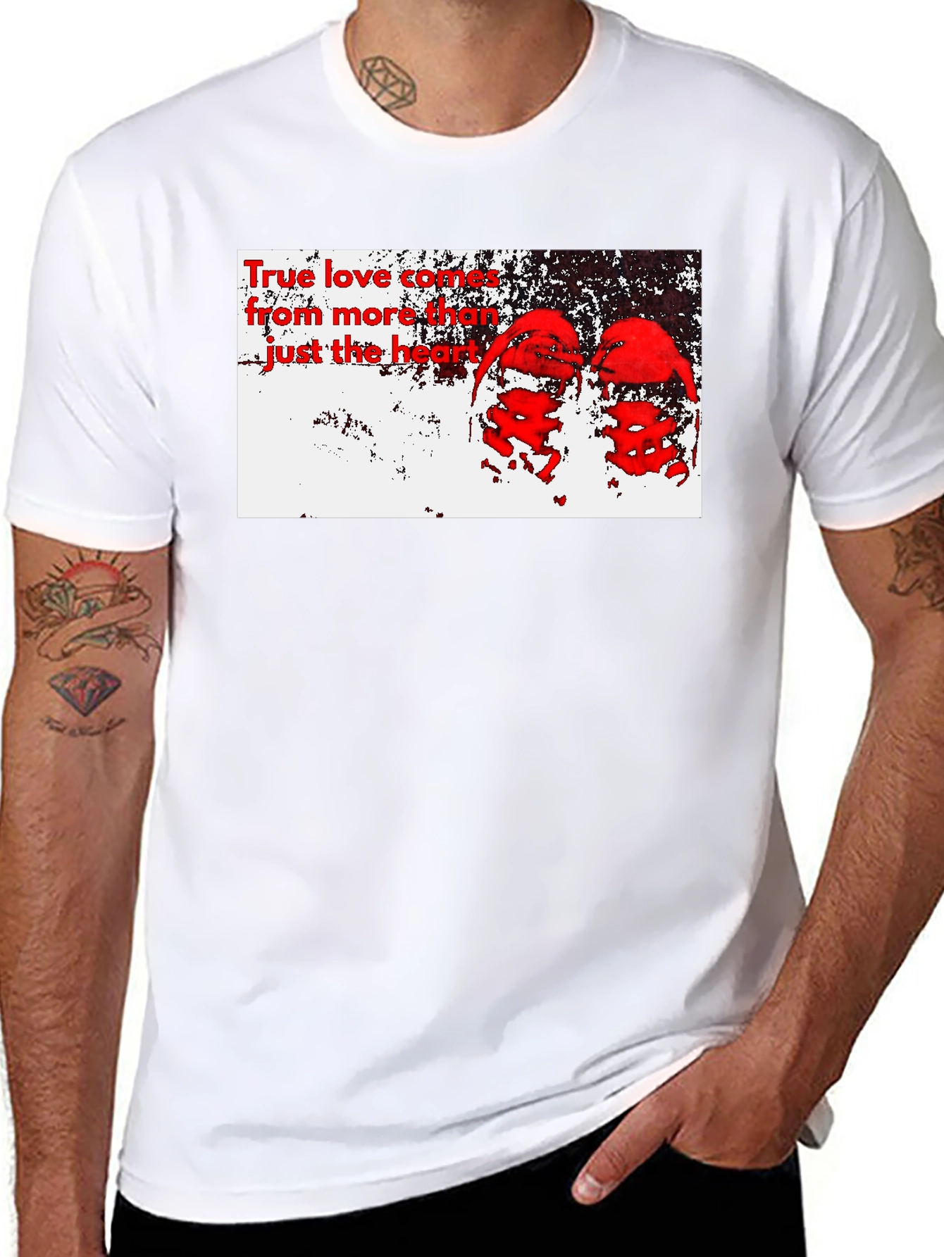 True Love Heart T-Shirt - Unique Valentines Day Gift
