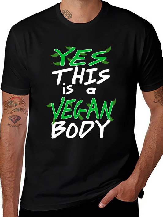Vegan Body T-Shirt - Black