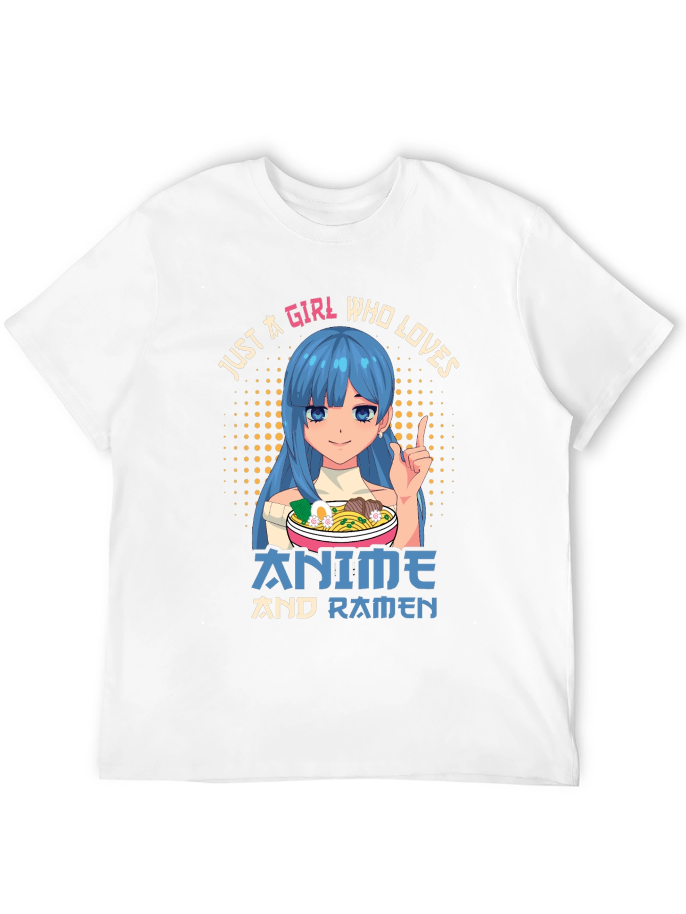Anime and Ramen Girl T-Shirt