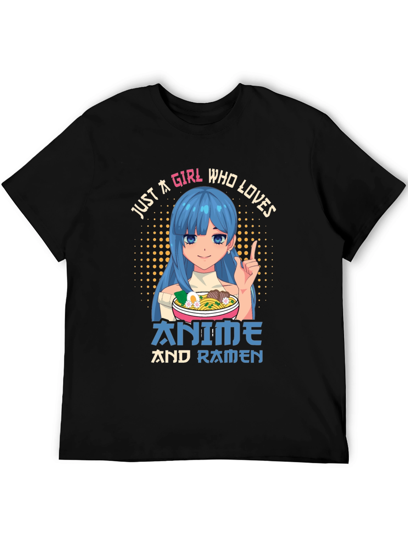 Anime and Ramen Girl T-Shirt