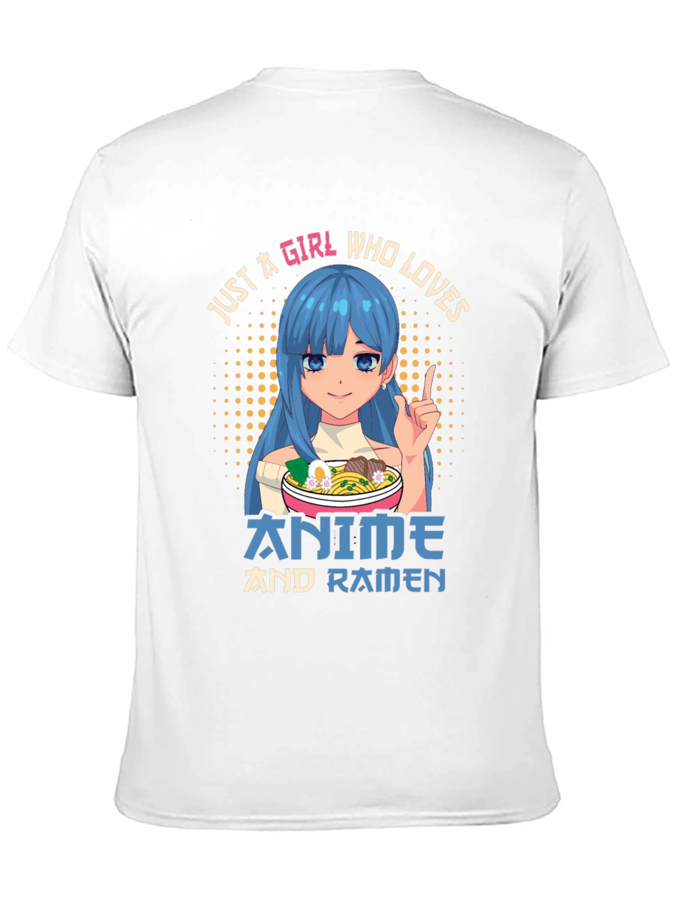 Anime and Ramen Girl T-Shirt