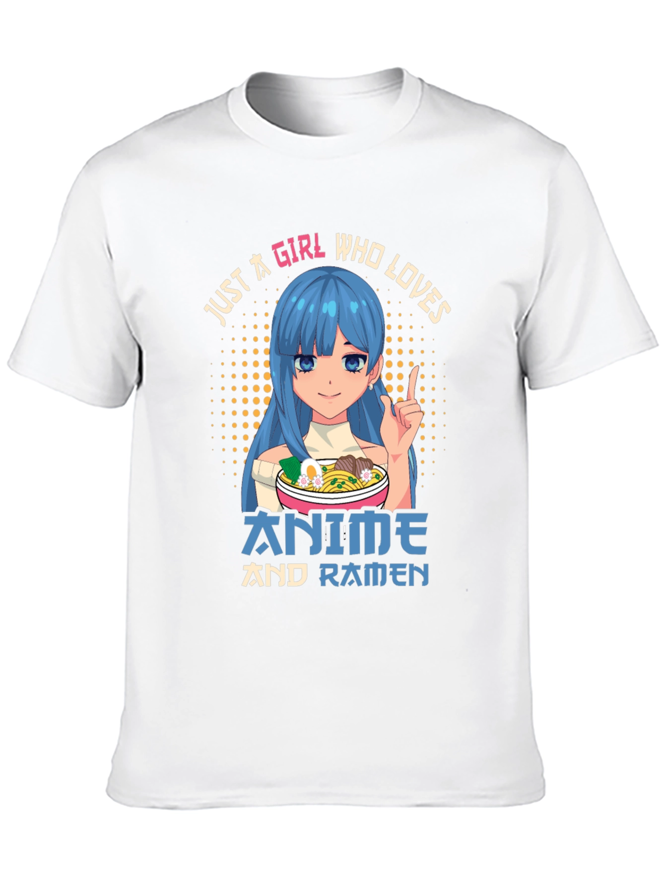 Anime and Ramen Girl T-Shirt