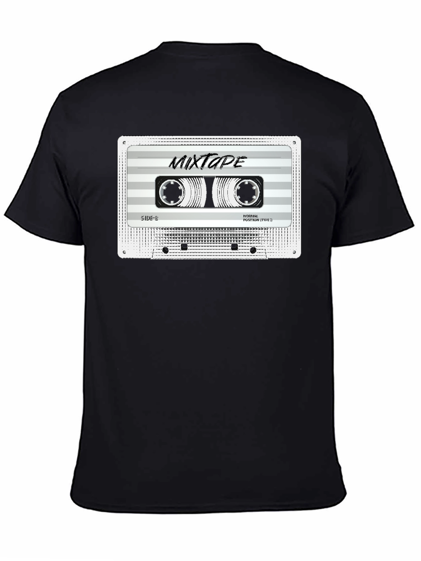 Retro Mixtape Graphic T-Shirt - Classic Cassette Tee