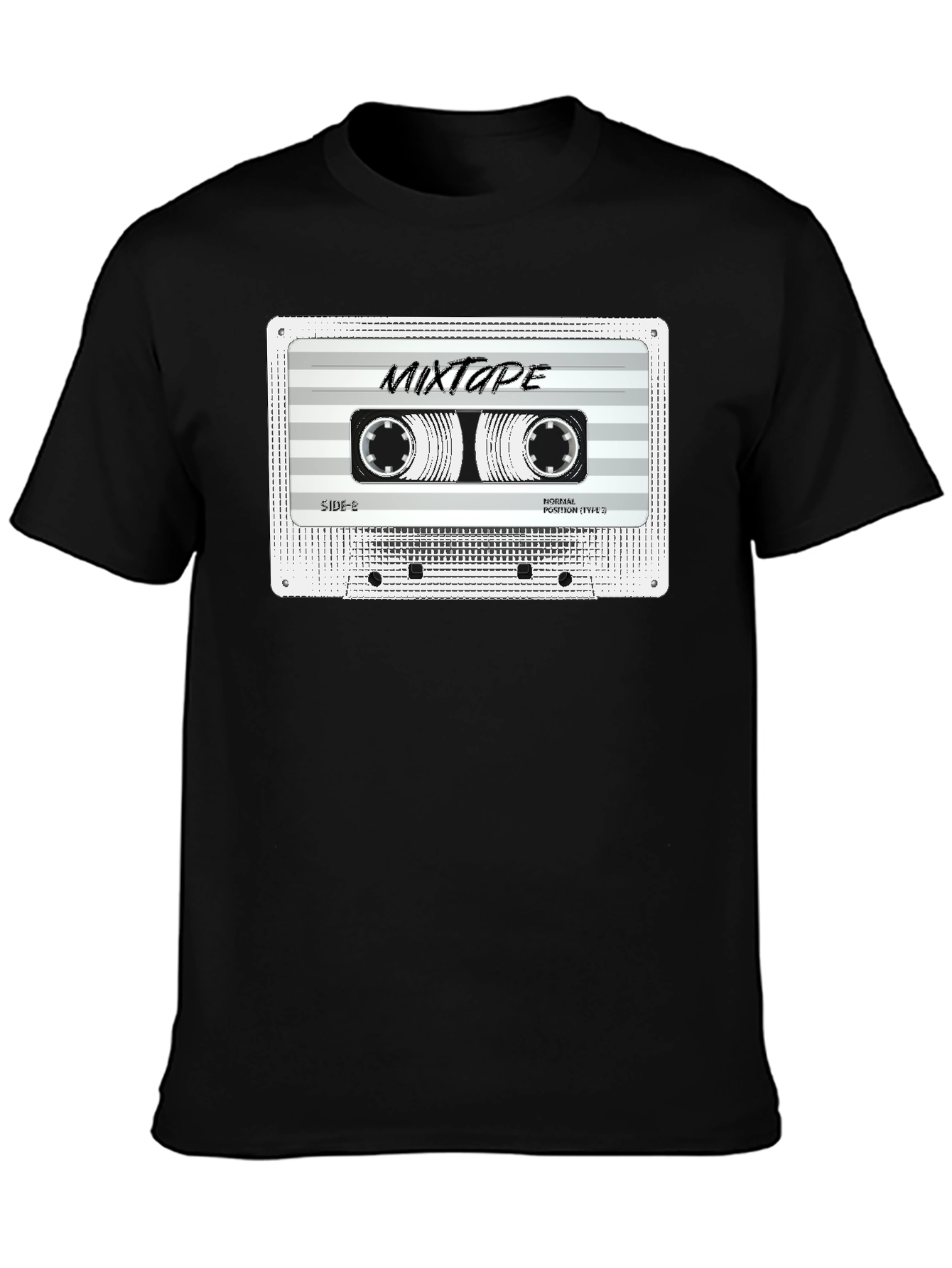 Retro Mixtape Graphic T-Shirt - Classic Cassette Tee