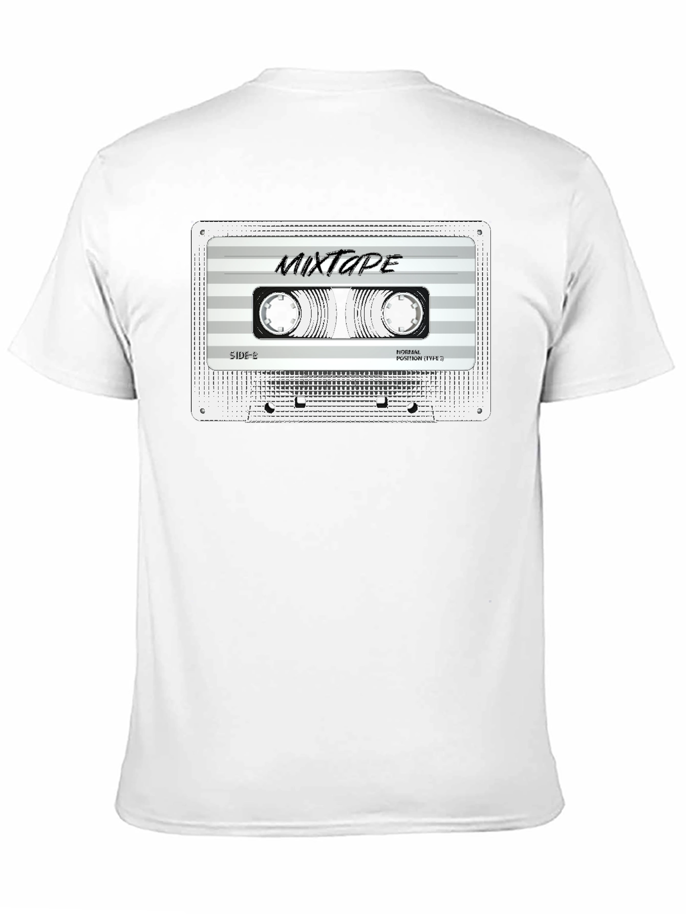 Retro Mixtape Graphic T-Shirt - Classic Cassette Tee