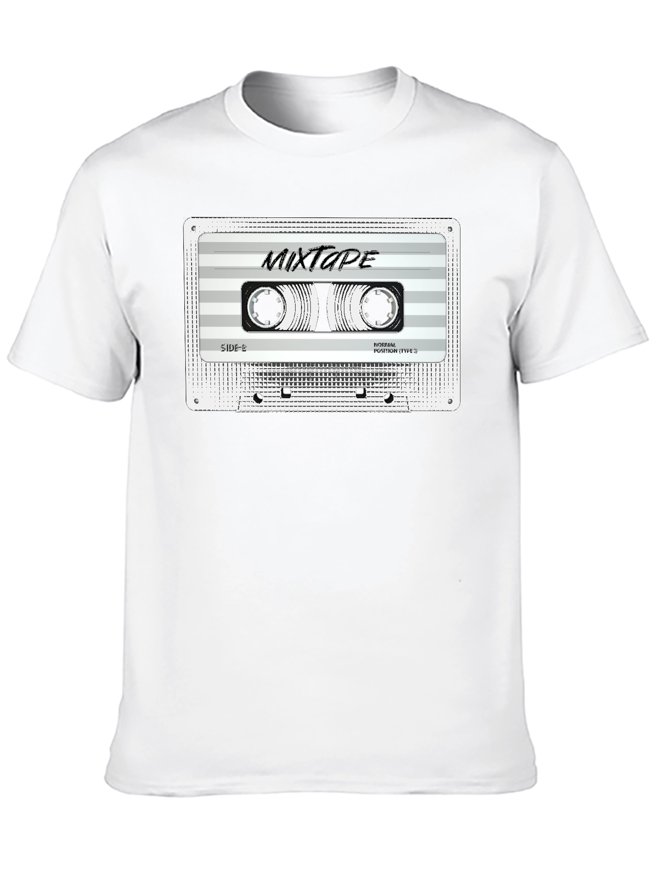 Retro Mixtape Graphic T-Shirt - Classic Cassette Tee