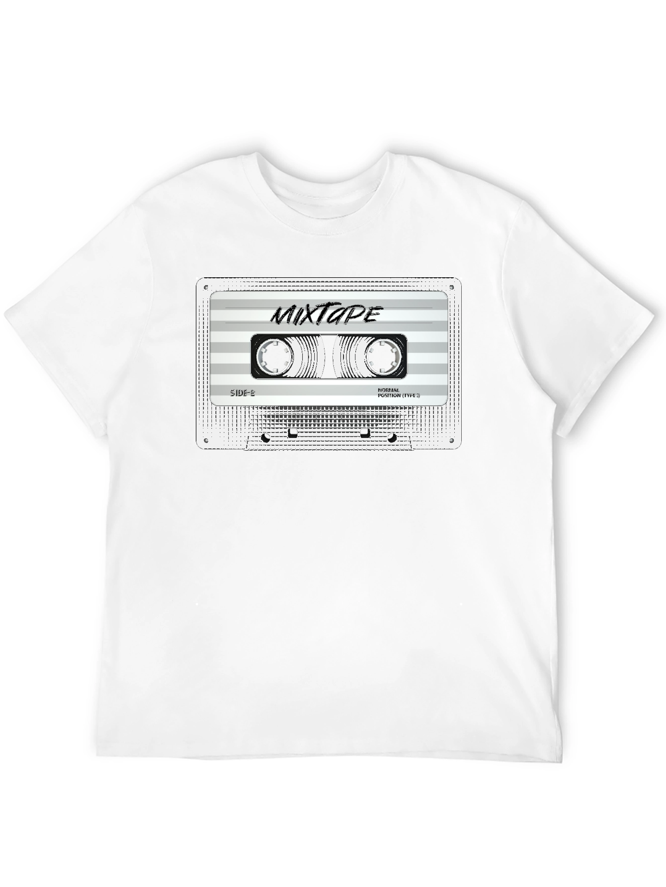 Retro Mixtape Graphic T-Shirt - Classic Cassette Tee