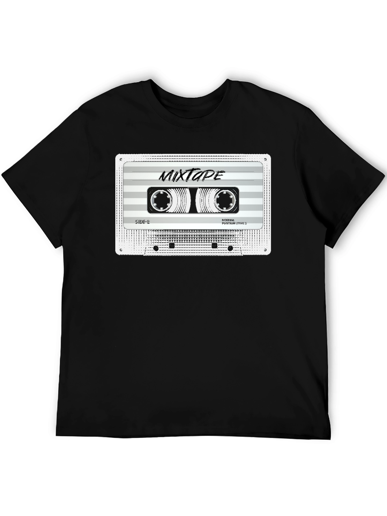 Retro Mixtape Graphic T-Shirt - Classic Cassette Tee