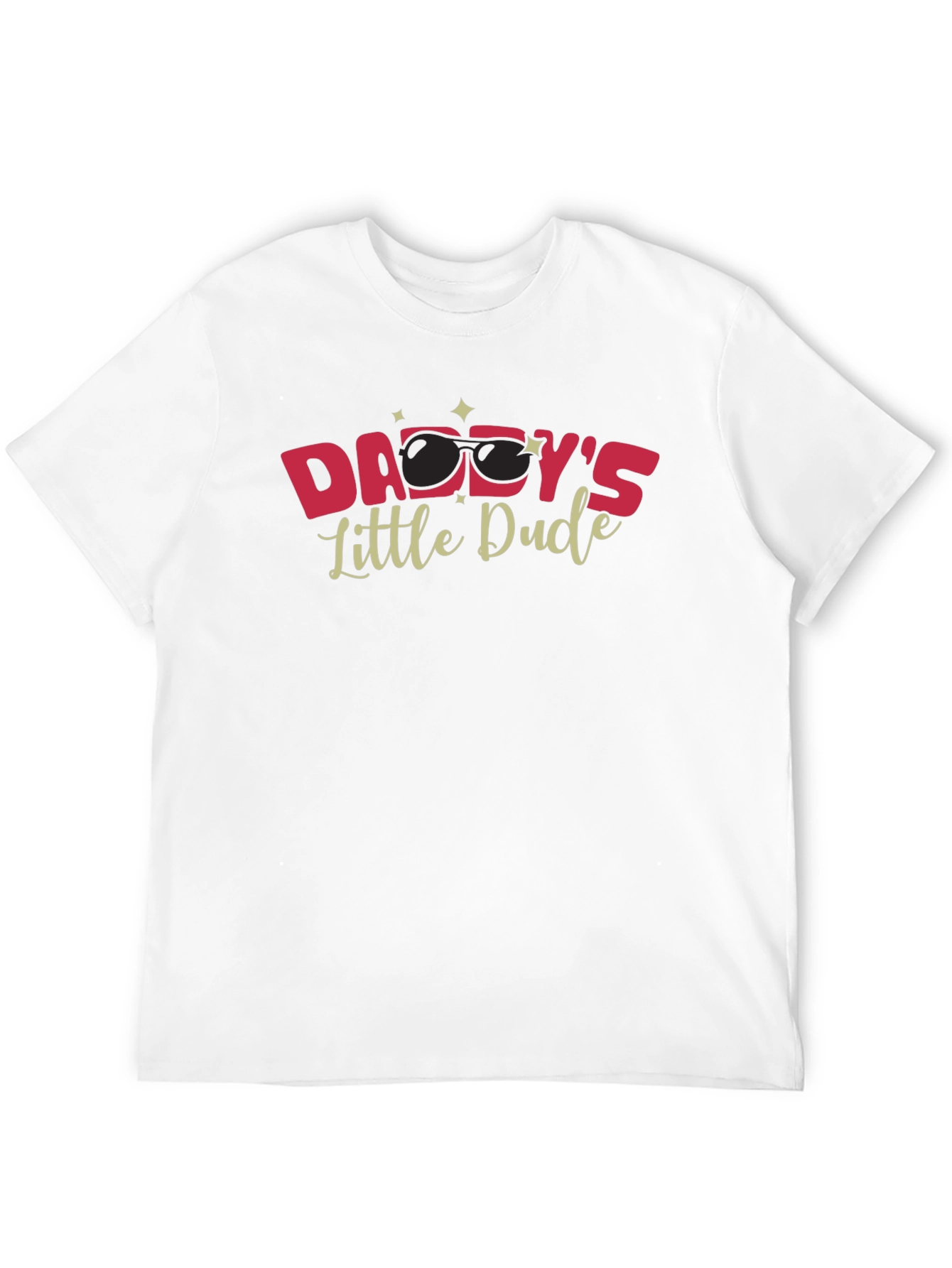 Daddys Little Dude Graphic T-Shirt - Black