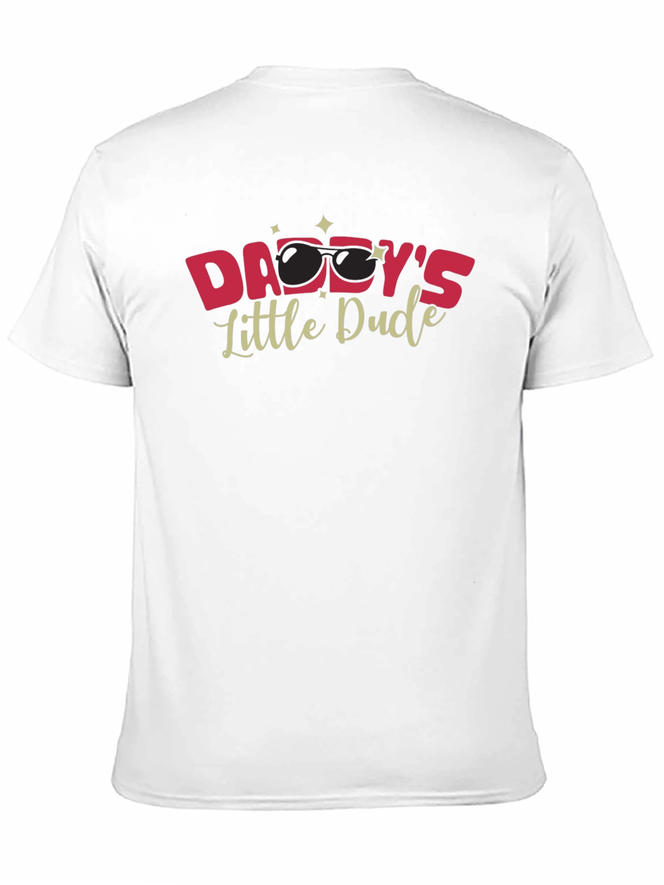 Daddys Little Dude Graphic T-Shirt - Black