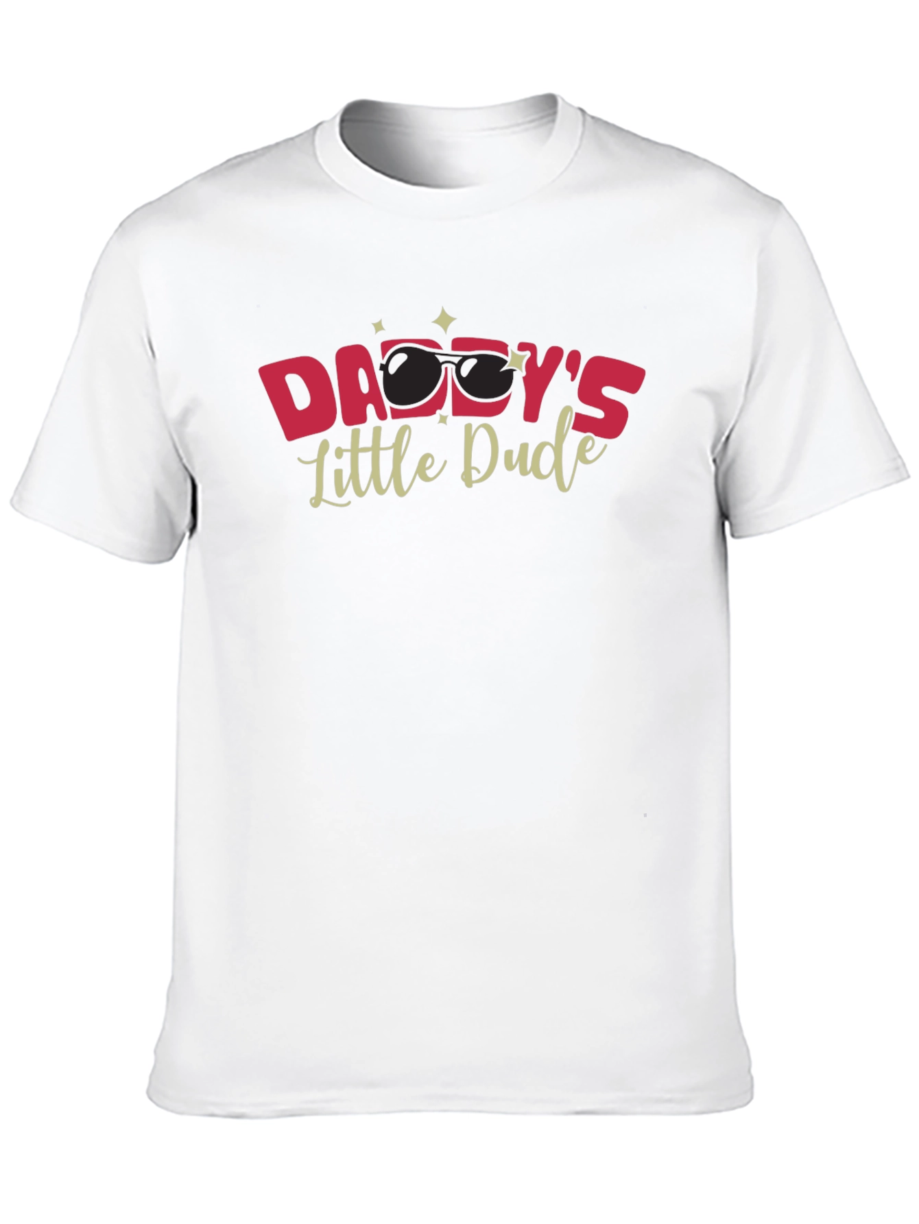 Daddys Little Dude Graphic T-Shirt - Black