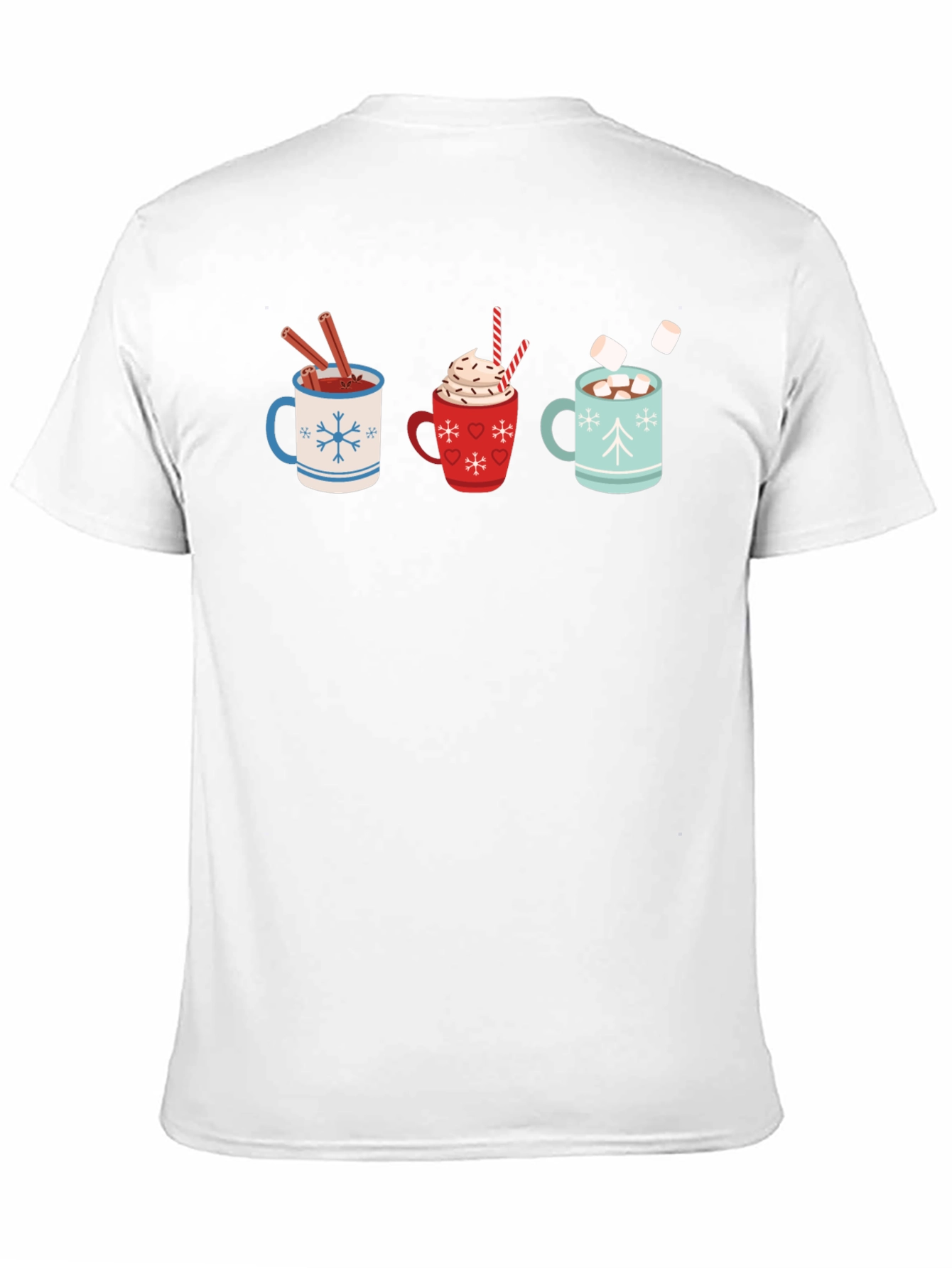 Hot Cocoa Mugs Graphic T-Shirt