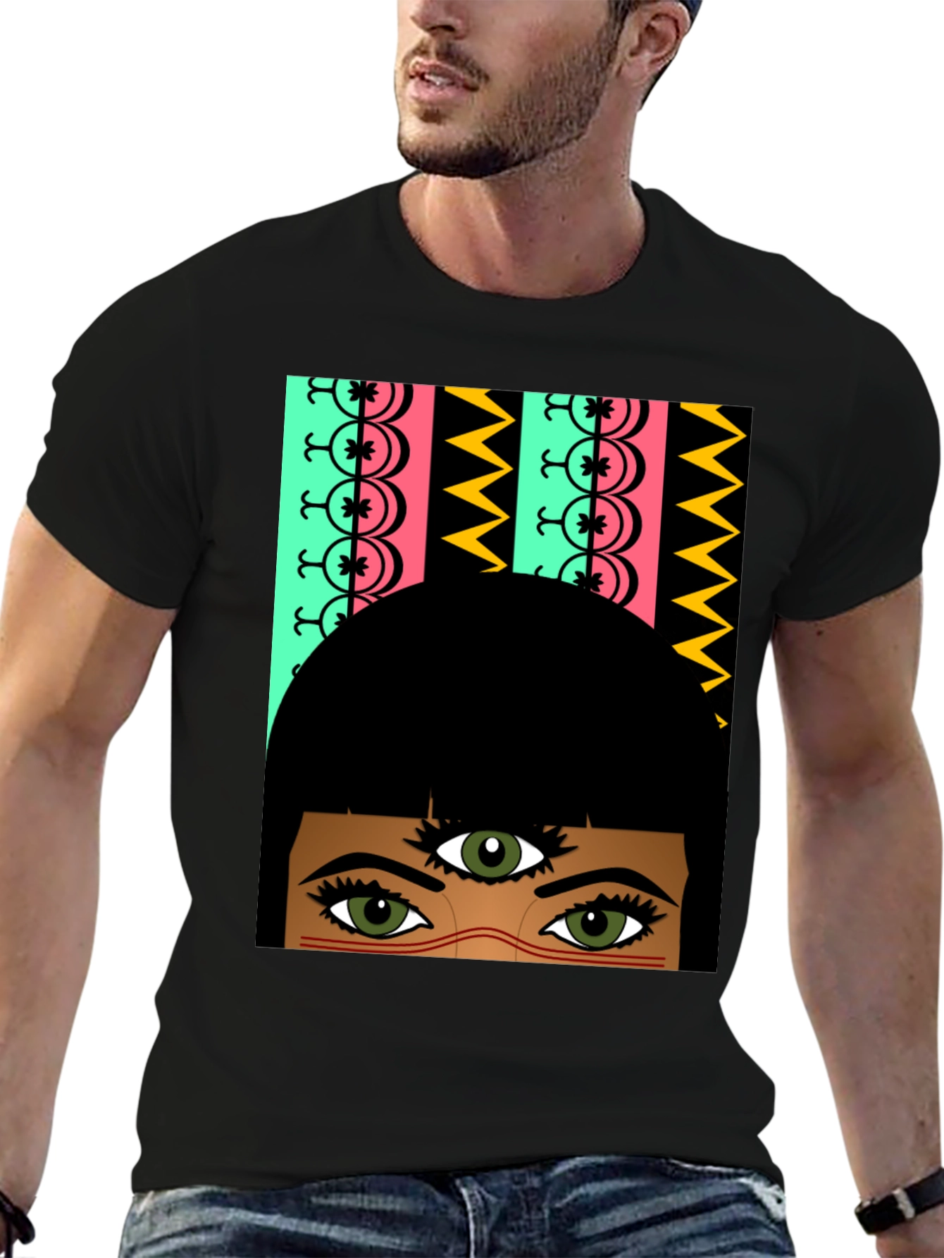 Third Eye Graphic Tee - Unisex Black T-Shirt