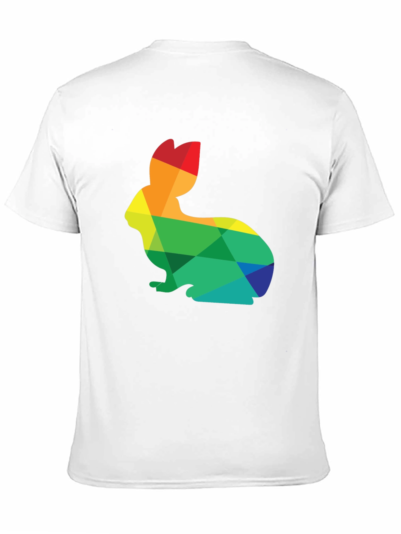 Rainbow Rabbit Graphic T-Shirt - Soft Cotton Blend