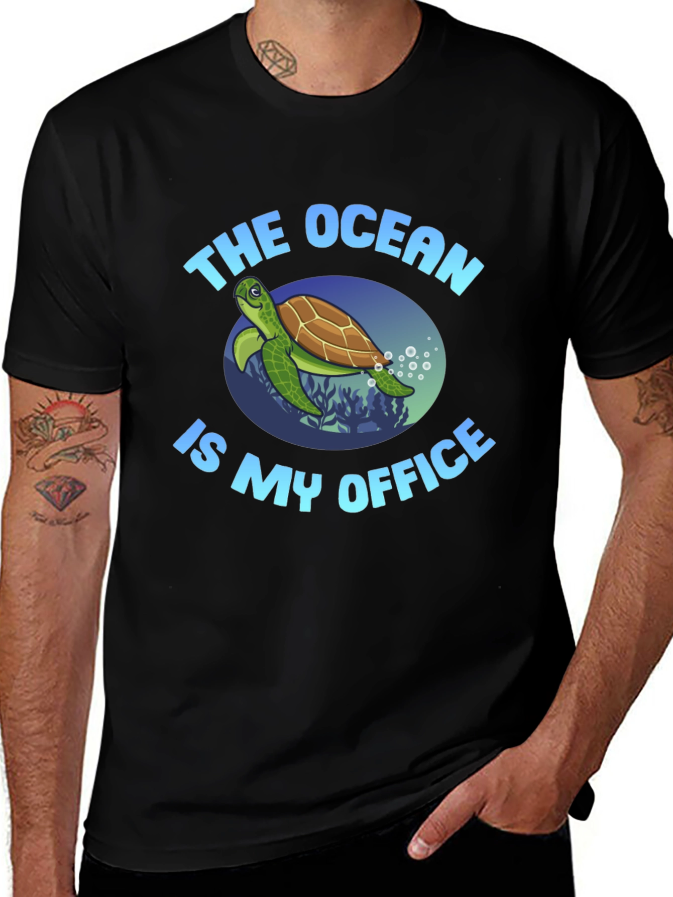 Ocean Office Turtle T-Shirt