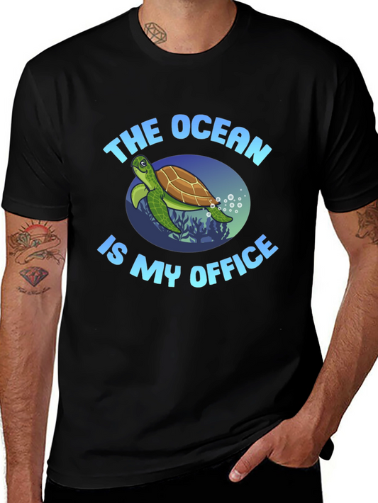 Ocean Office Turtle T-Shirt