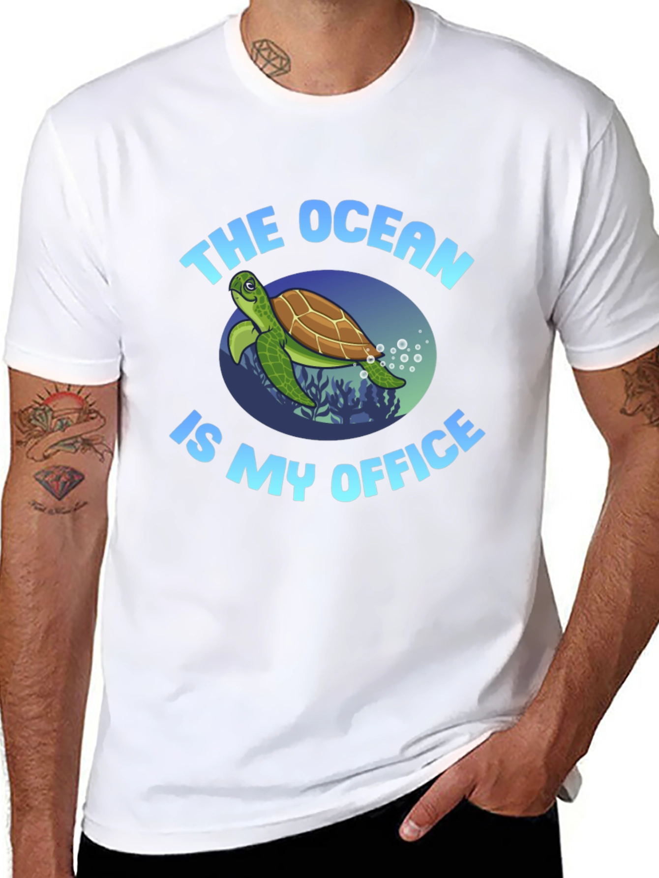 Ocean Office Turtle T-Shirt