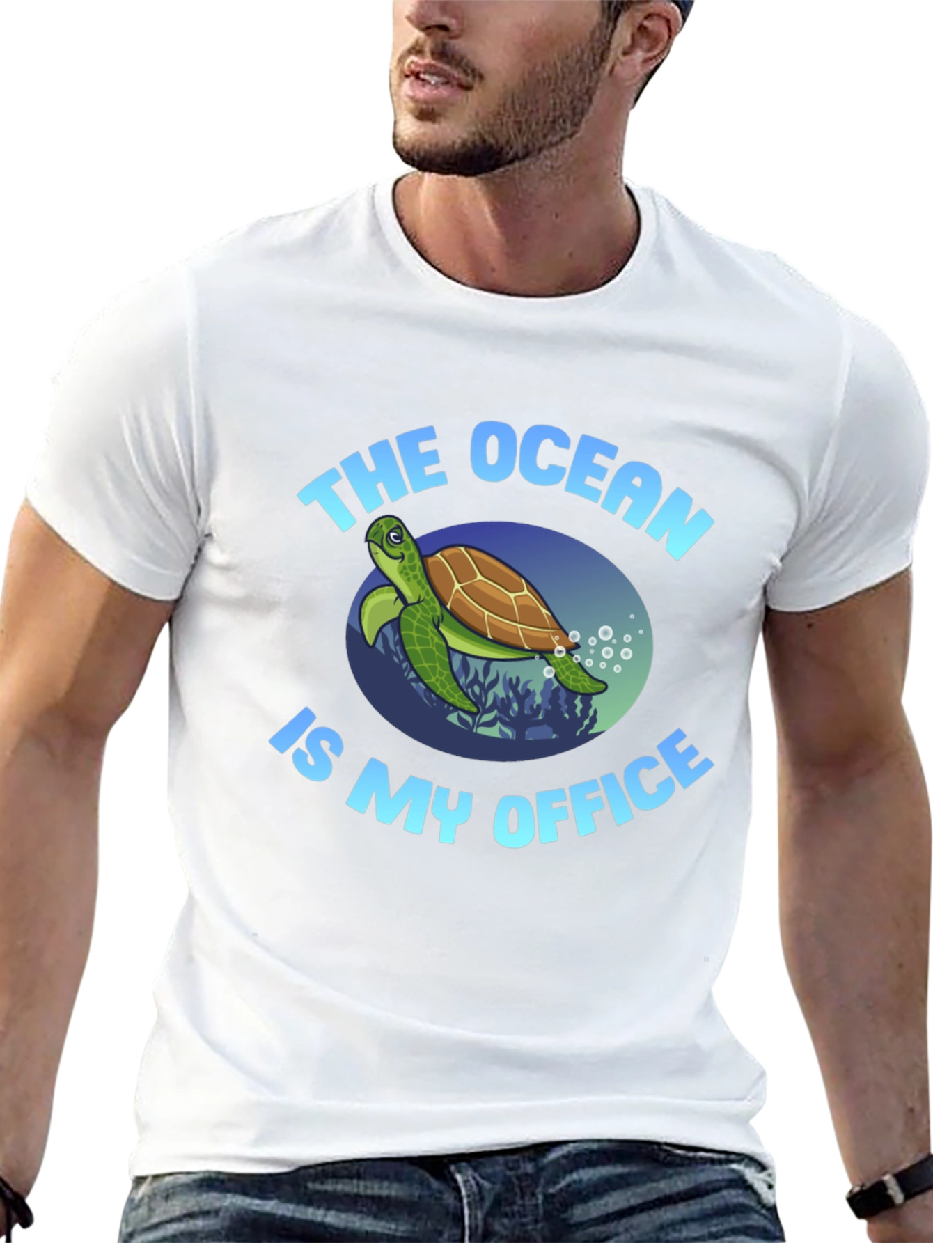 Ocean Office Turtle T-Shirt
