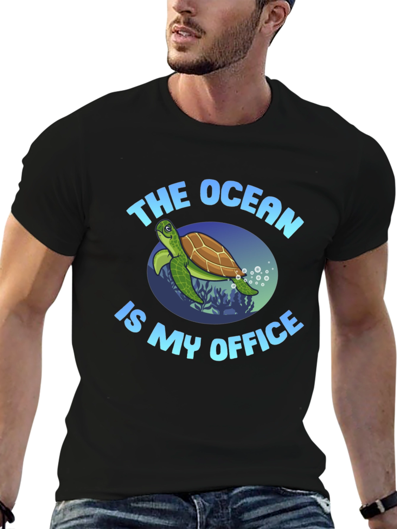 Ocean Office Turtle T-Shirt