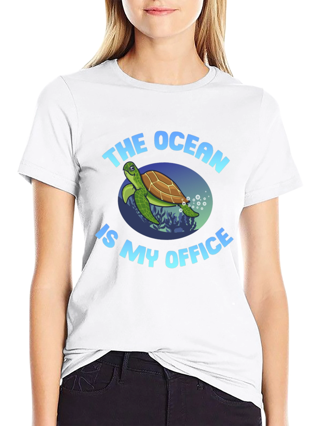 Ocean Office Turtle T-Shirt