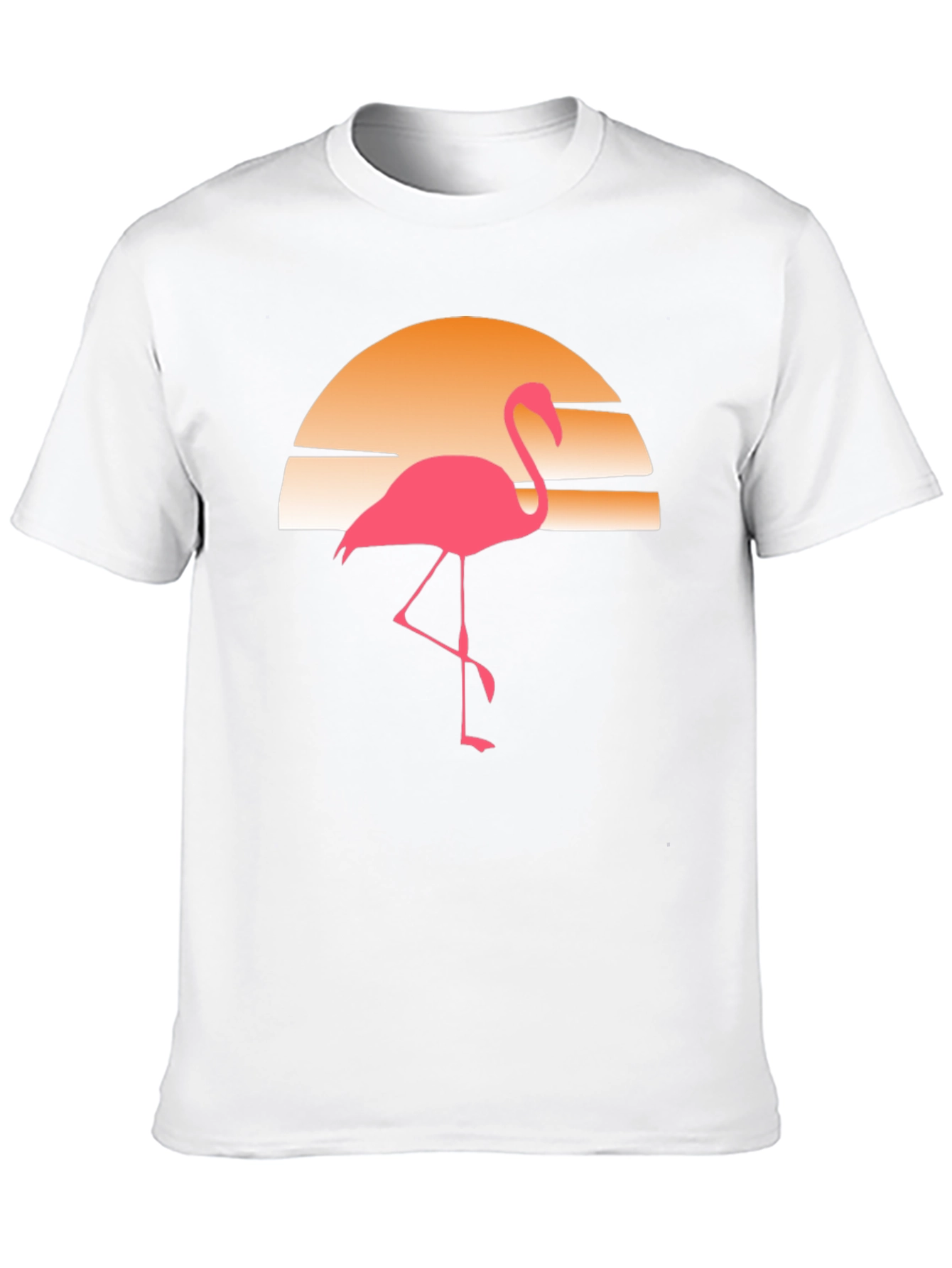 Retro Flamingo Sunset Graphic Tee
