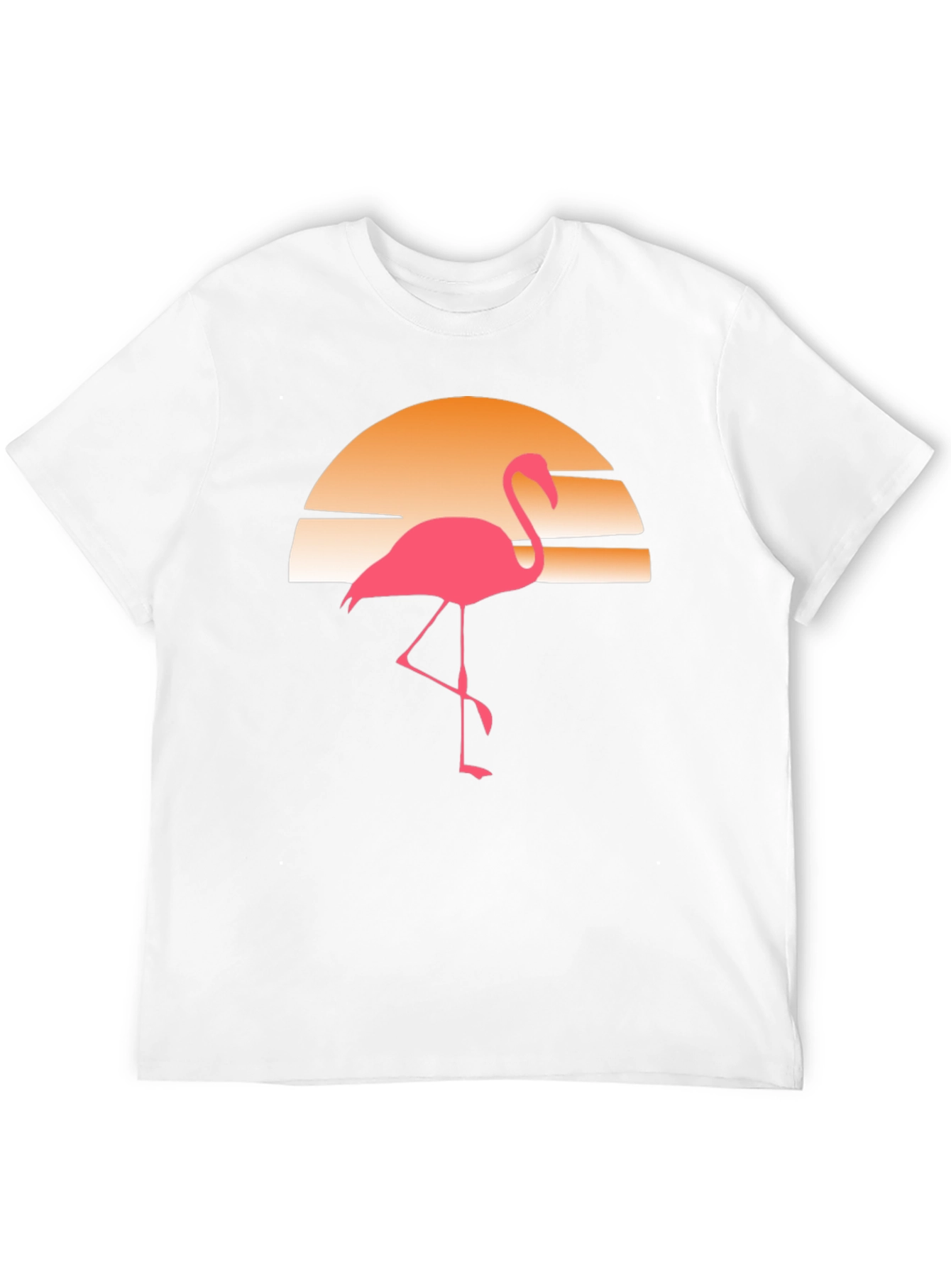 Retro Flamingo Sunset Graphic Tee