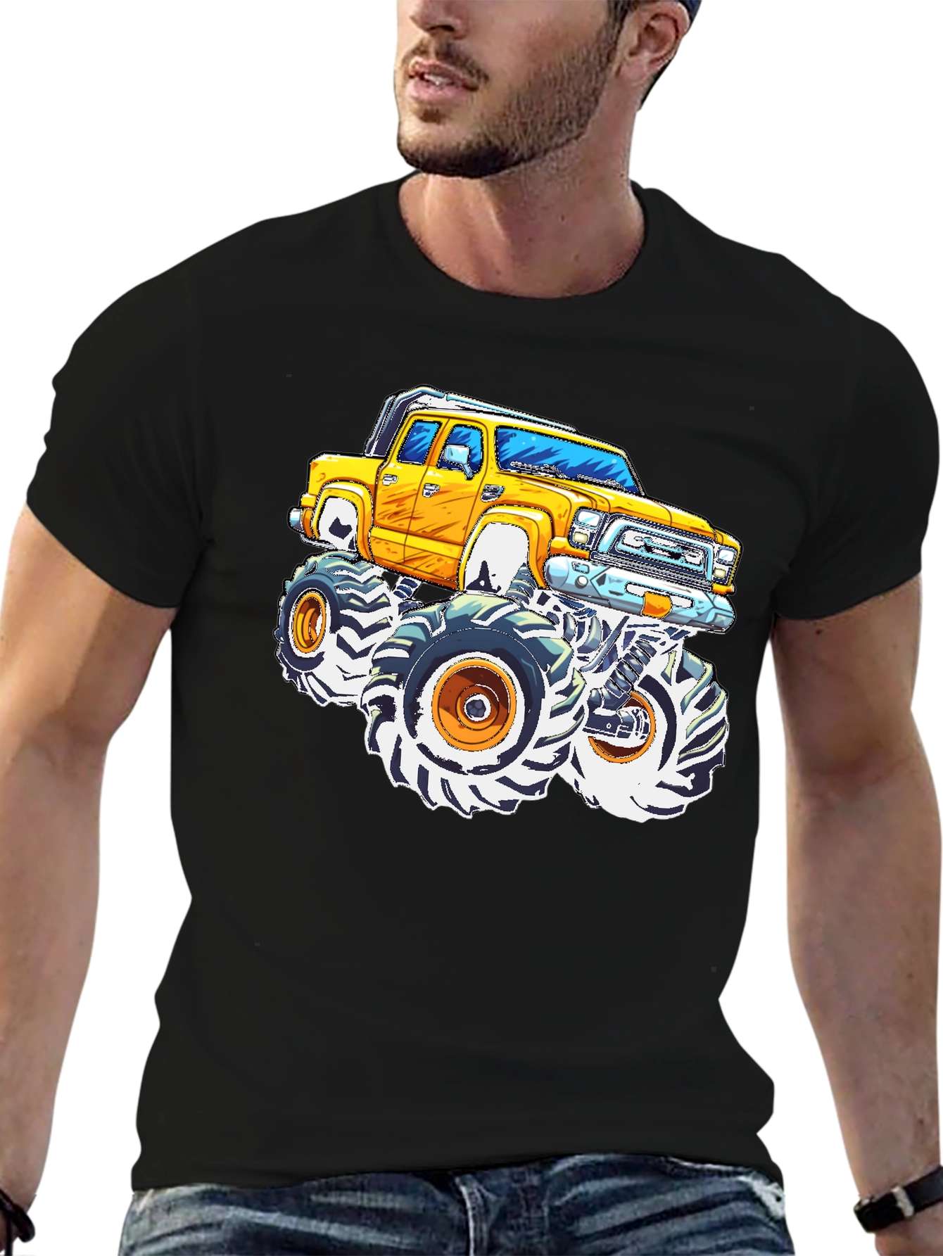 Monster Truck Graphic Tee - Cool Automotive Design