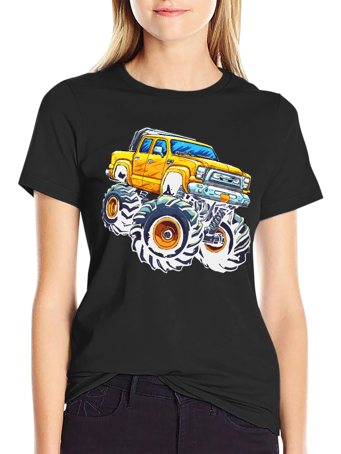 Monster Truck Graphic Tee - Cool Automotive Design