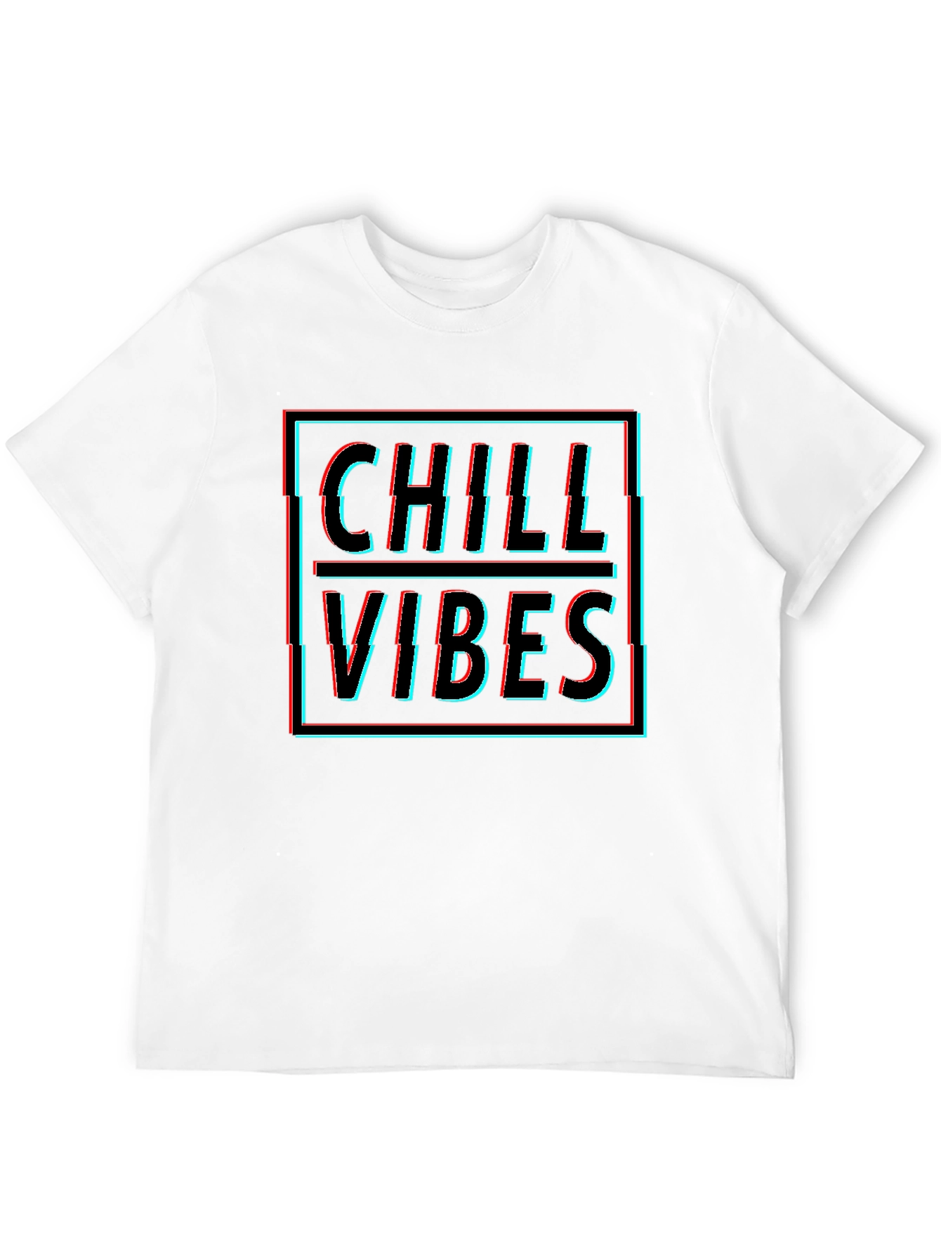 Chill Vibes Graphic Tee - Black