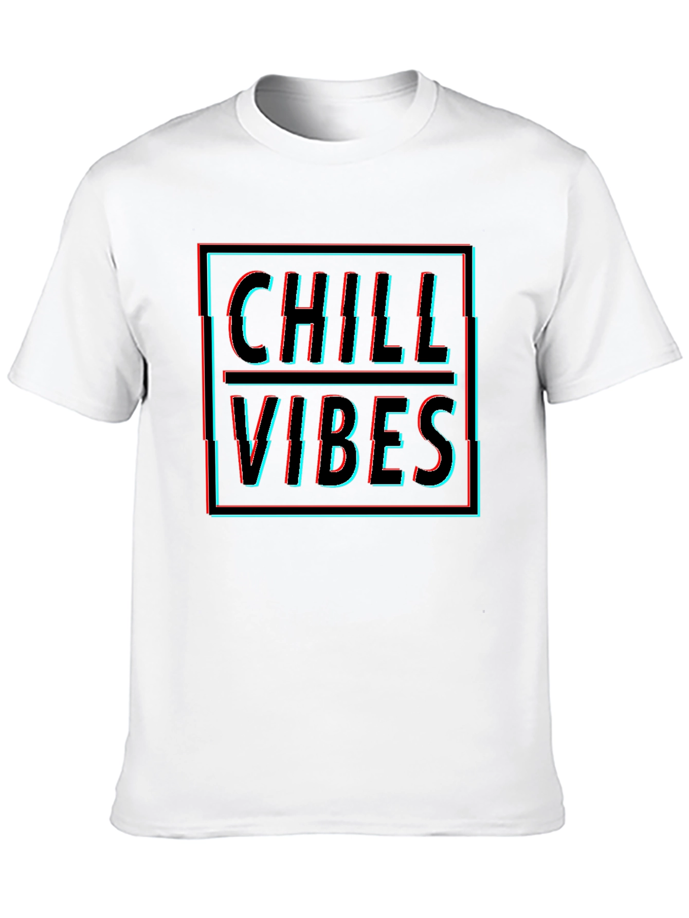 Chill Vibes Graphic Tee - Black