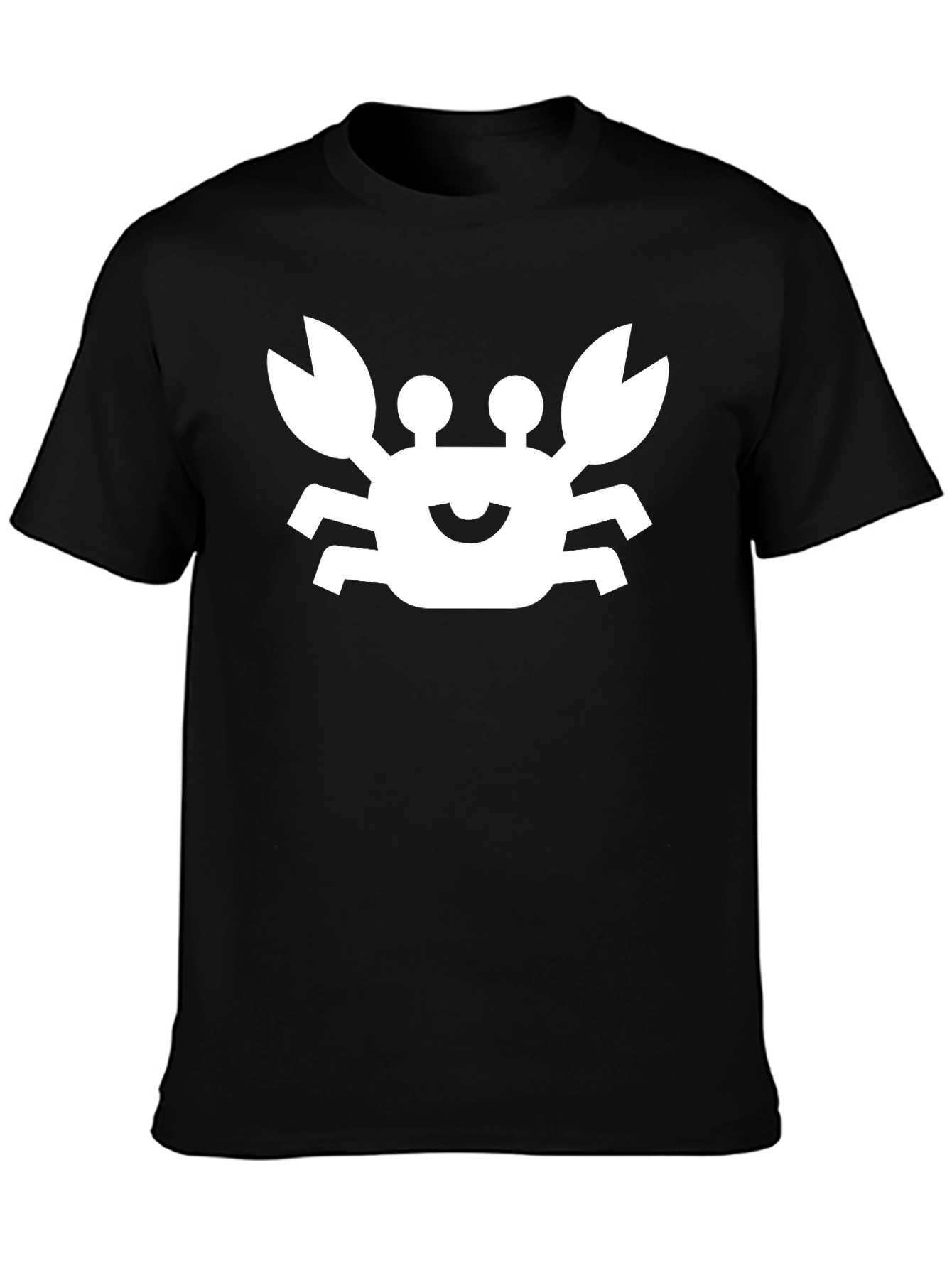 Crab Graphic Black T-Shirt
