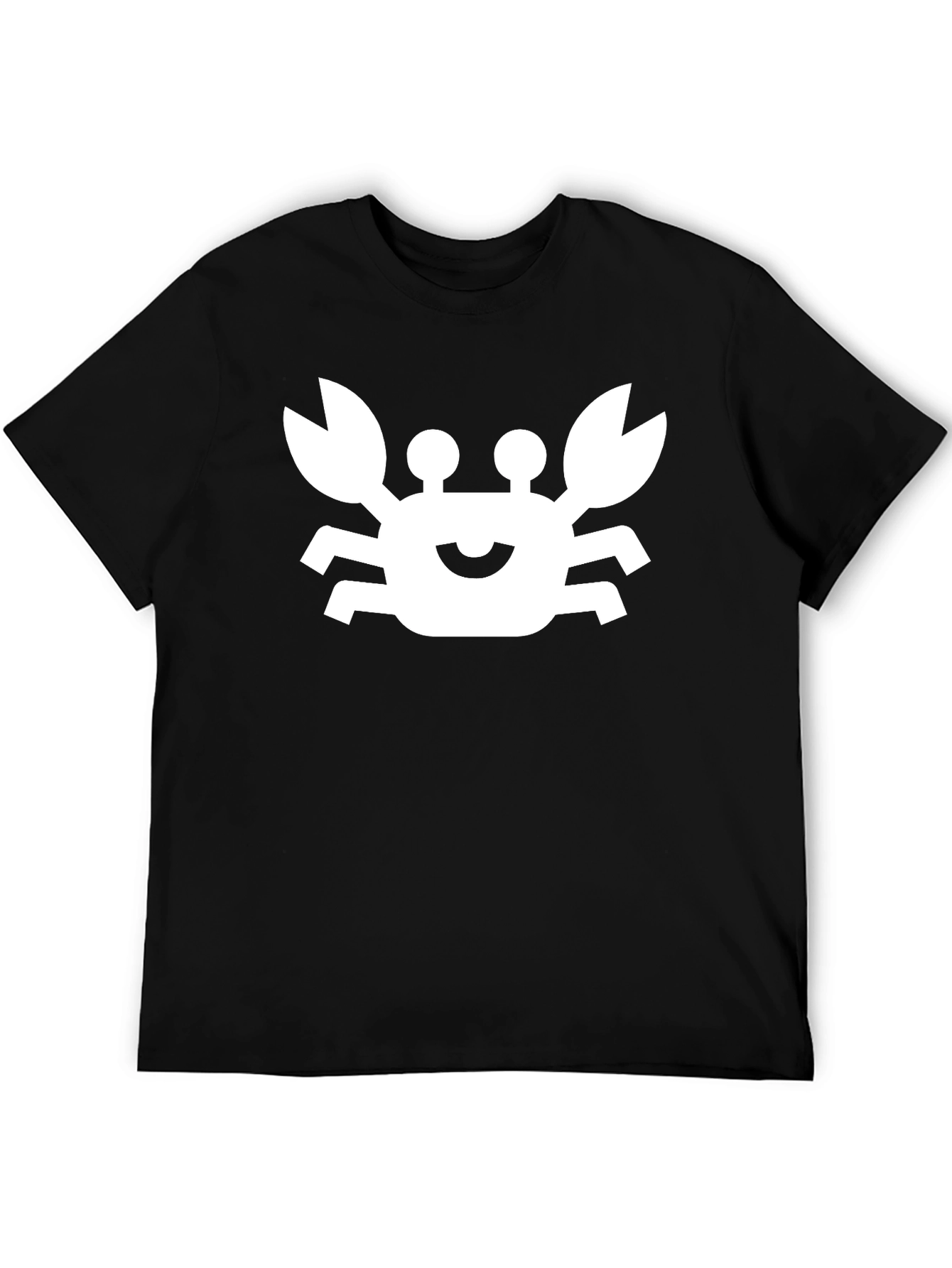 Crab Graphic Black T-Shirt