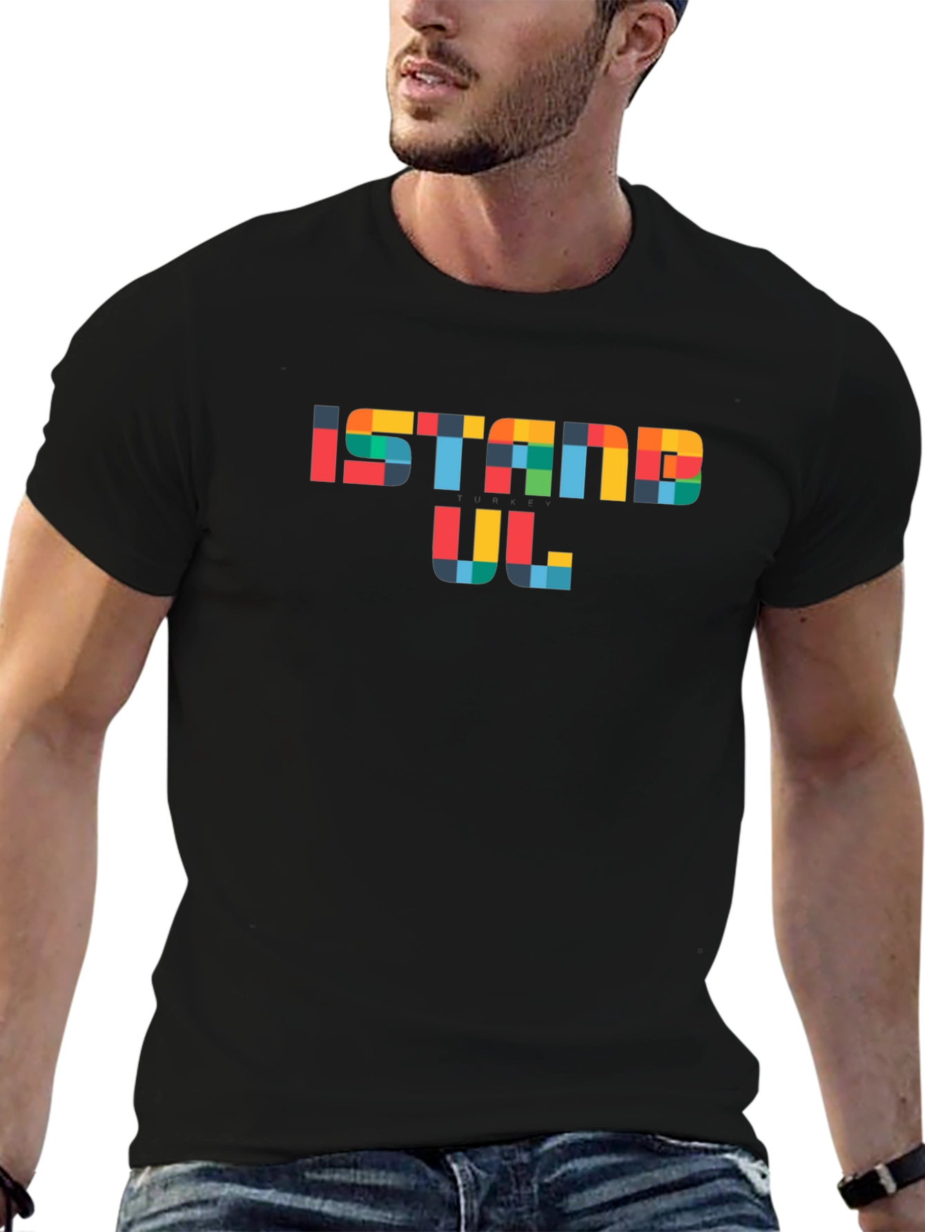 Istanbul Graphic Tee - Modern City Souvenir