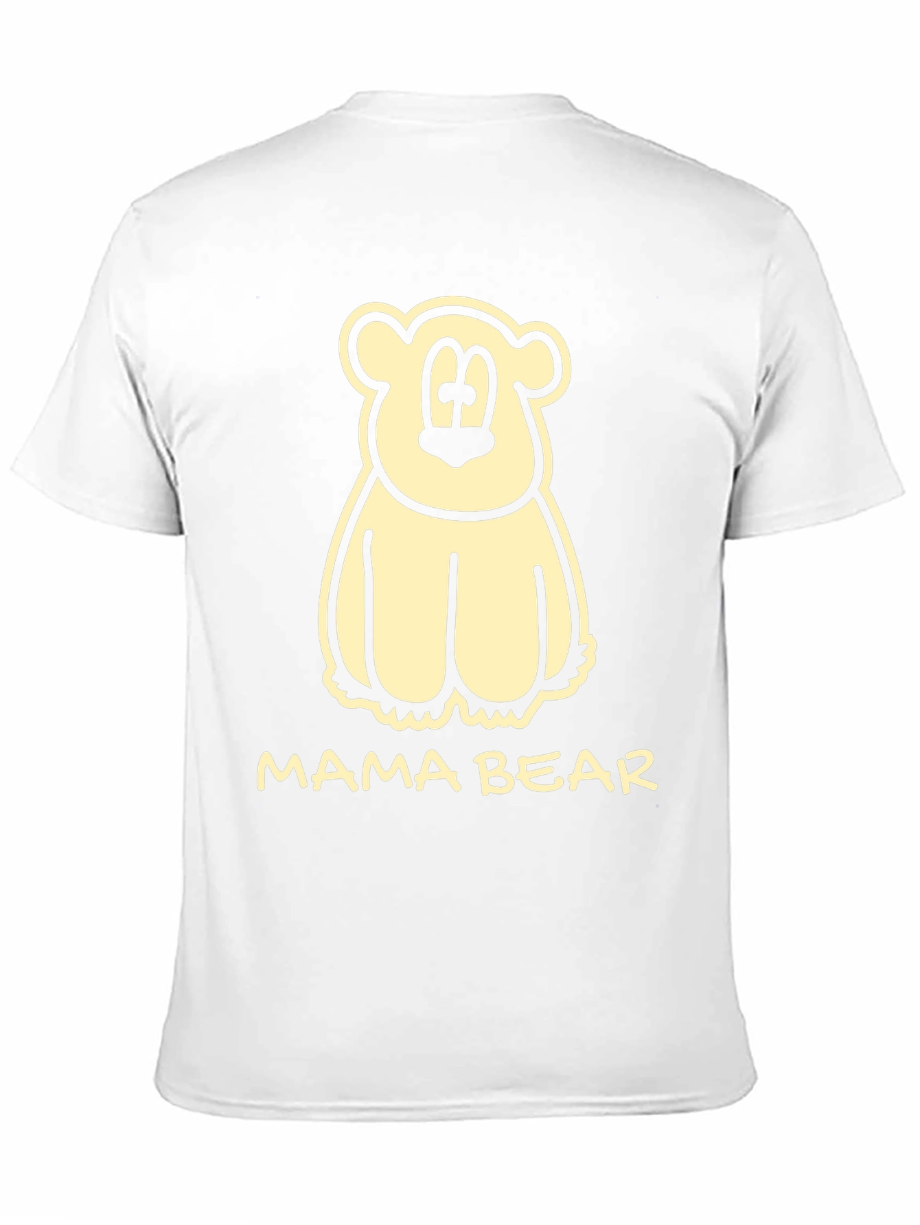 Mama Bear Graphic Tee - Cute Cartoon Bear T-Shirt