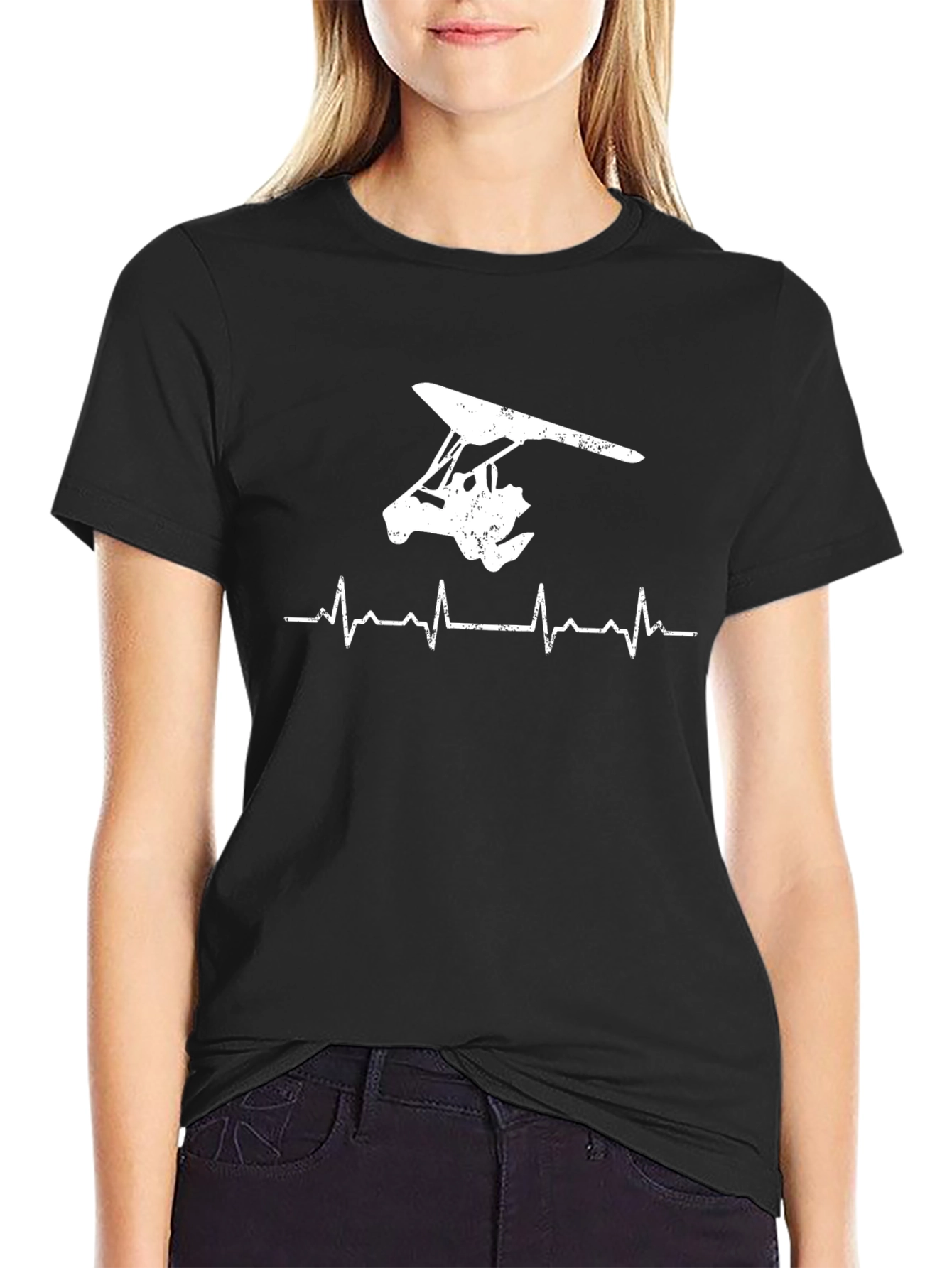Hang Gliding Heartbeat T-Shirt