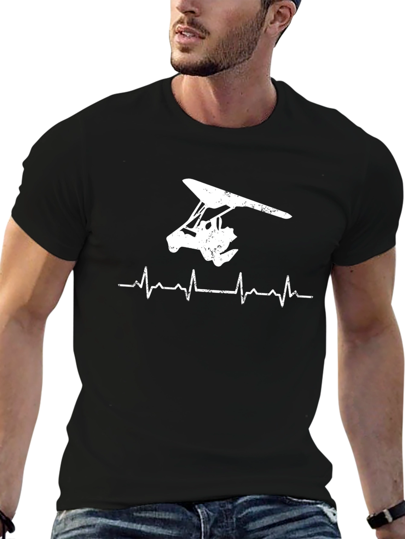 Hang Gliding Heartbeat T-Shirt