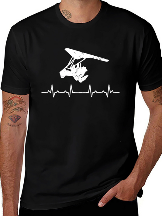 Hang Gliding Heartbeat T-Shirt