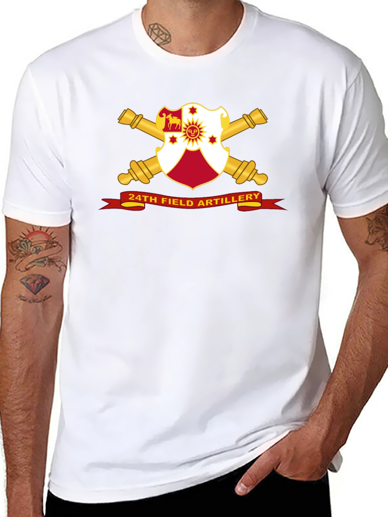24th Field Artillery T-Shirt: Military Pride Tee