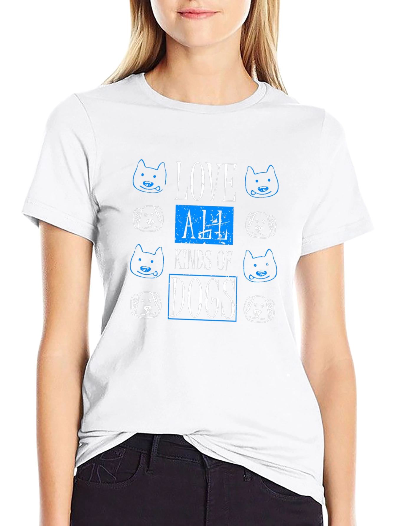 Love All Kinds of Dogs Graphic Tee